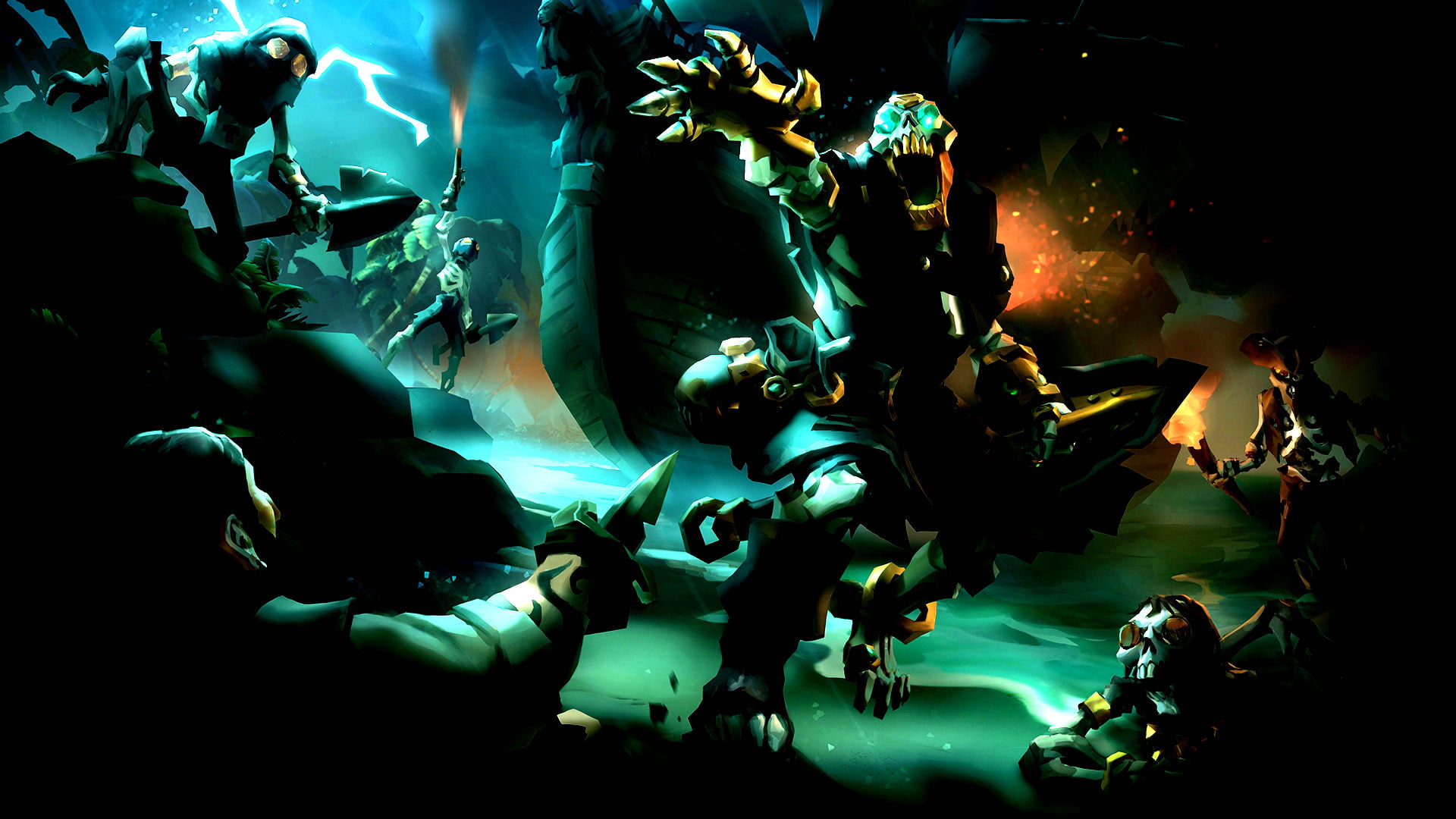 pirate, fantasy, rpg, thieves, fighting, 1080P, xbox, action, sea, adventure, mmo, microsoft, windows, HD Wallpaper