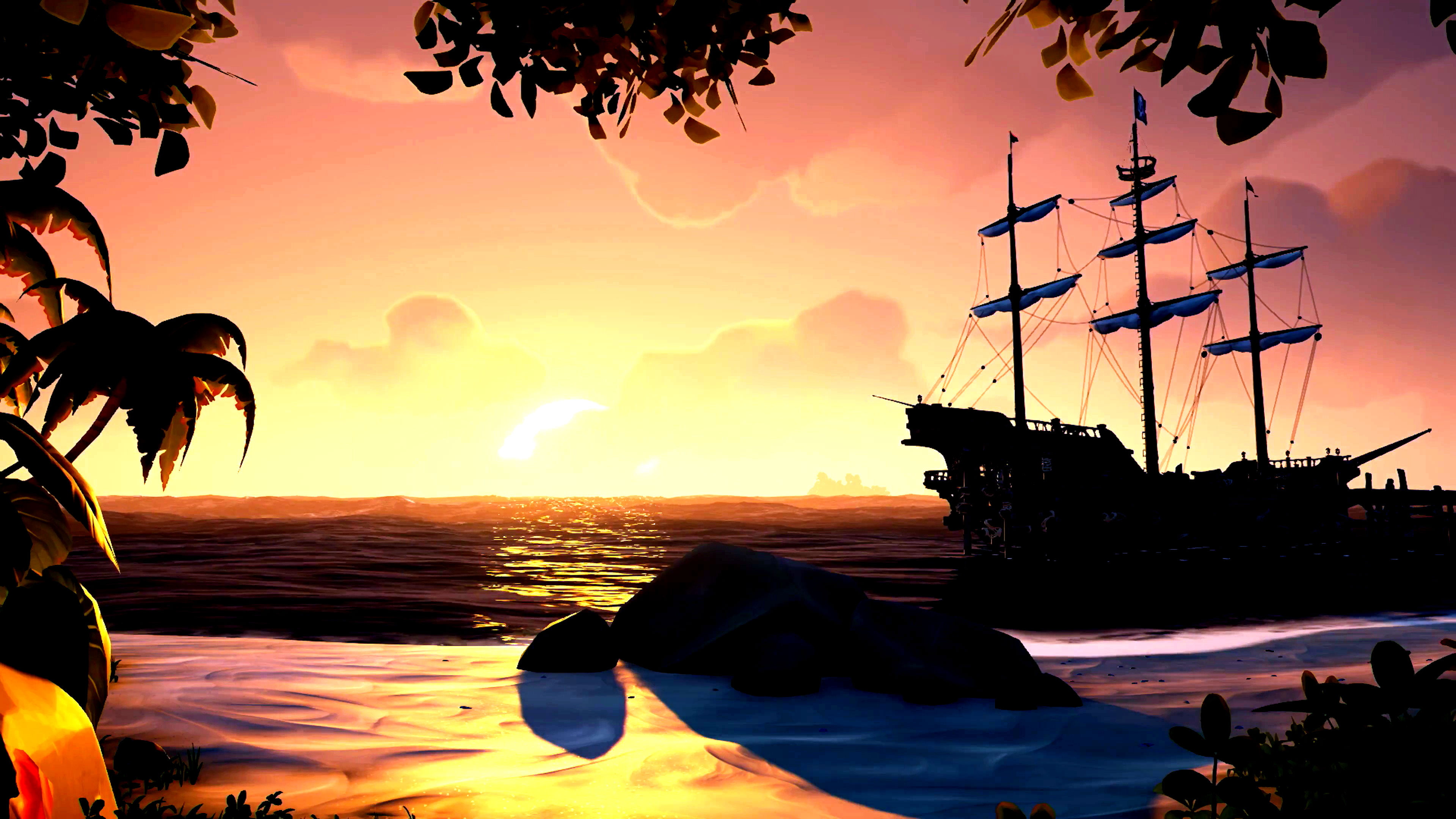 sea, microsoft, thieves, action, 4K, mmo, xbox, windows, fantasy, adventure, pirate, rpg, fighting, HD Wallpaper