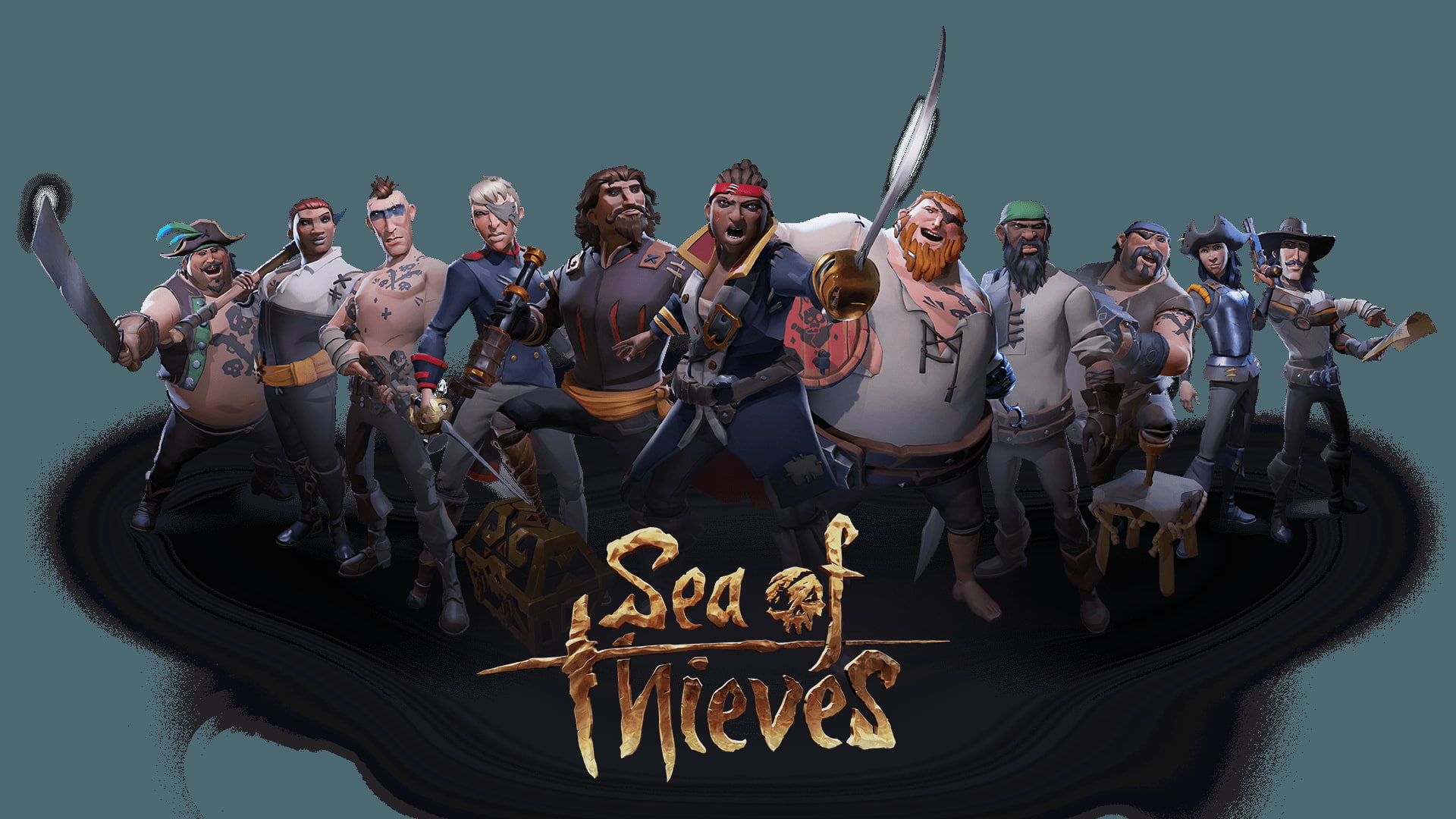 pirate, microsoft, xbox, fantasy, action, thieves, sea, mmo, windows, adventure, rpg, 1080P, fighting, HD Wallpaper