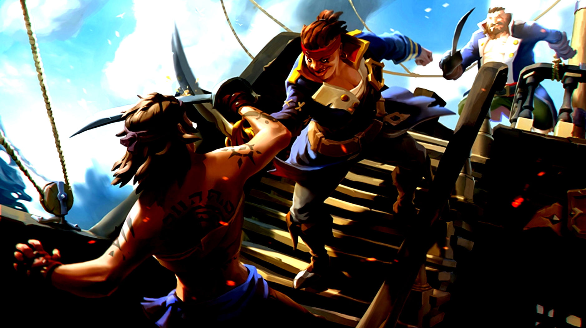 xbox, sea, 720P, rpg, windows, fantasy, adventure, pirate, microsoft, mmo, fighting, action, thieves, HD Wallpaper