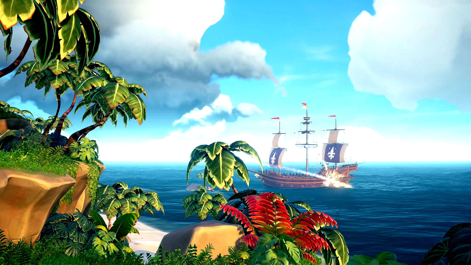 pirate, sea, fighting, thieves, xbox, microsoft, windows, action, mmo, rpg, 1080P, fantasy, adventure, HD Wallpaper