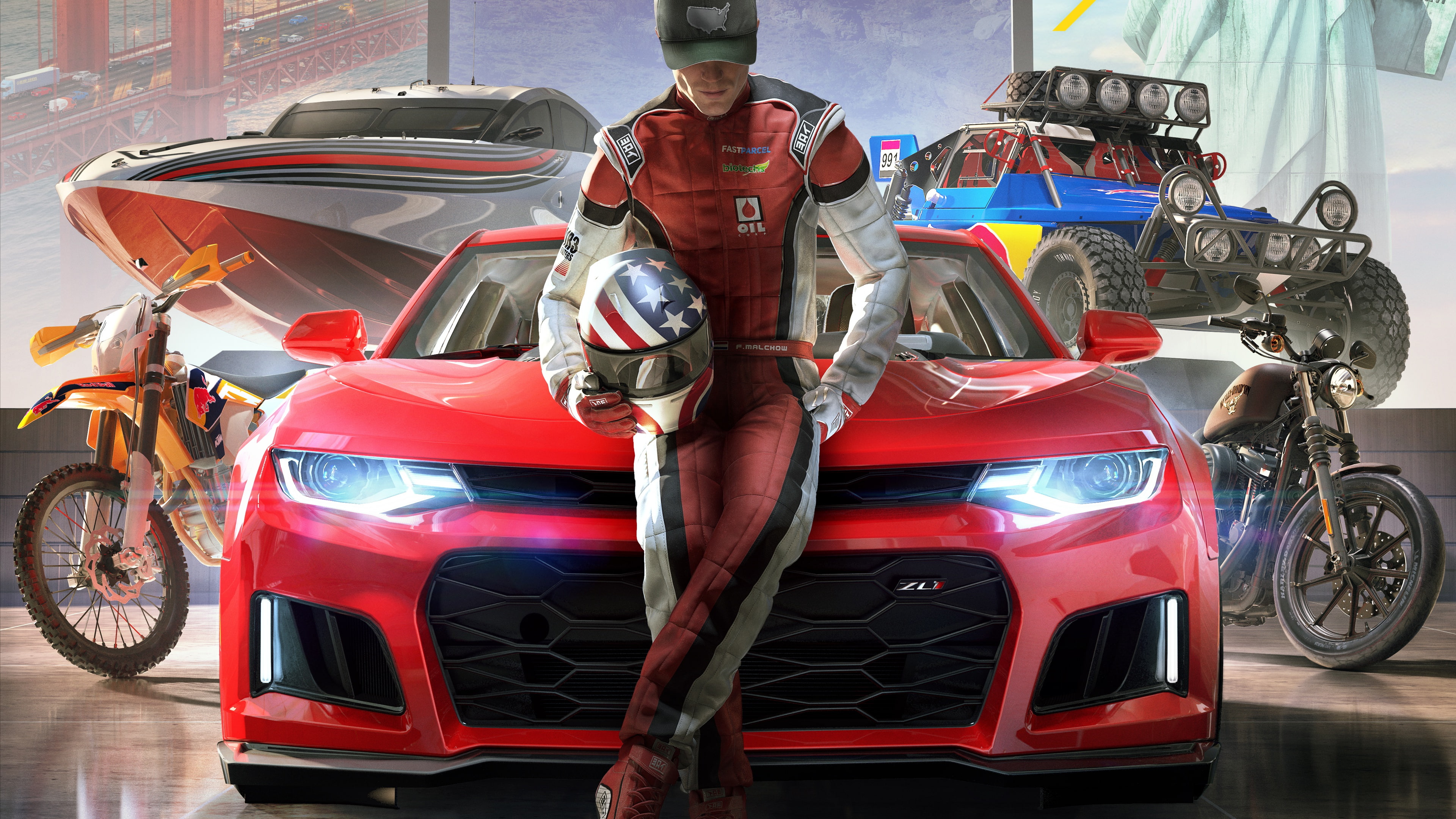 video games, The Crew 2, The Crew, 4K, HD Wallpaper