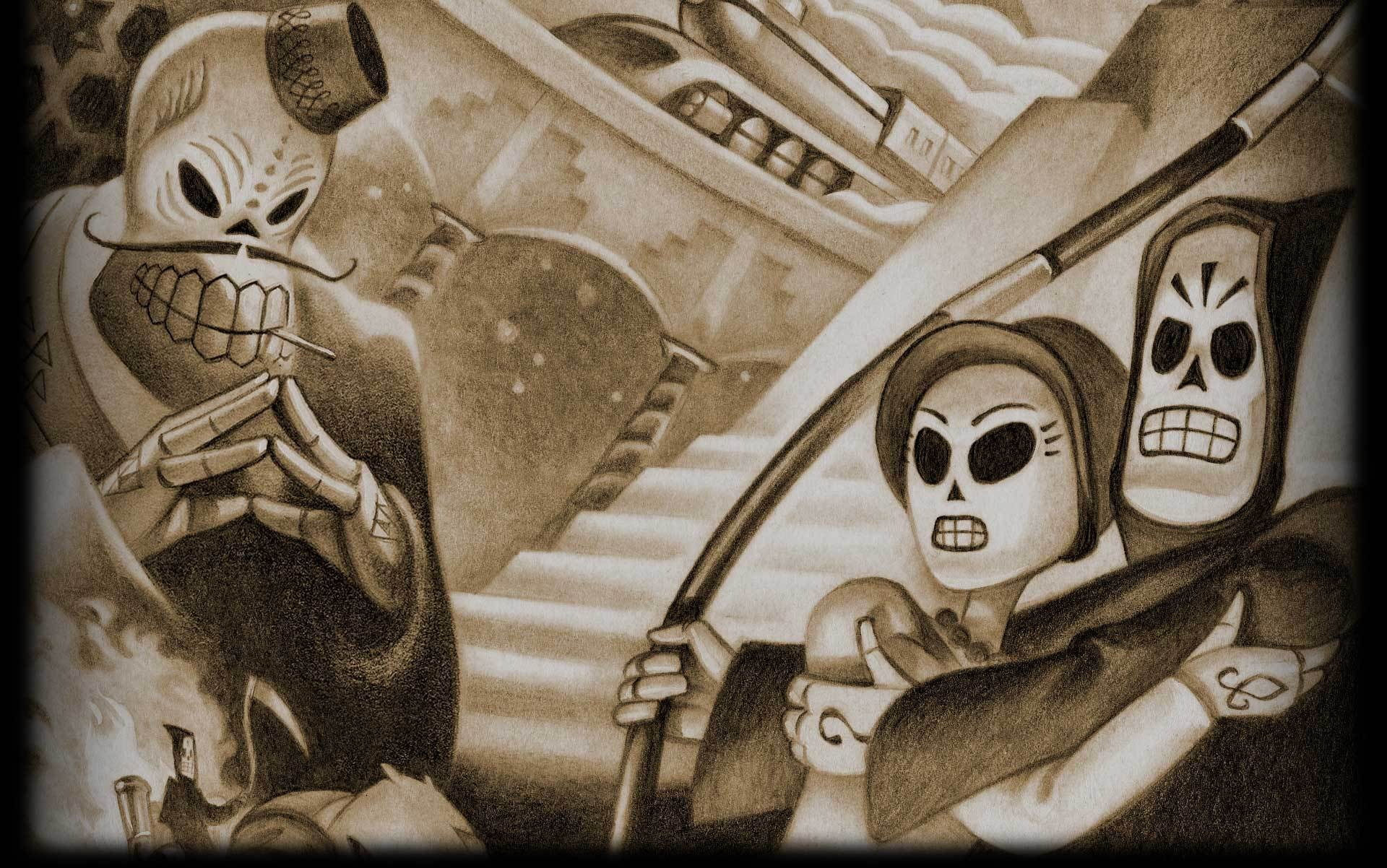 grim fandango remastered, 1080P, HD Wallpaper