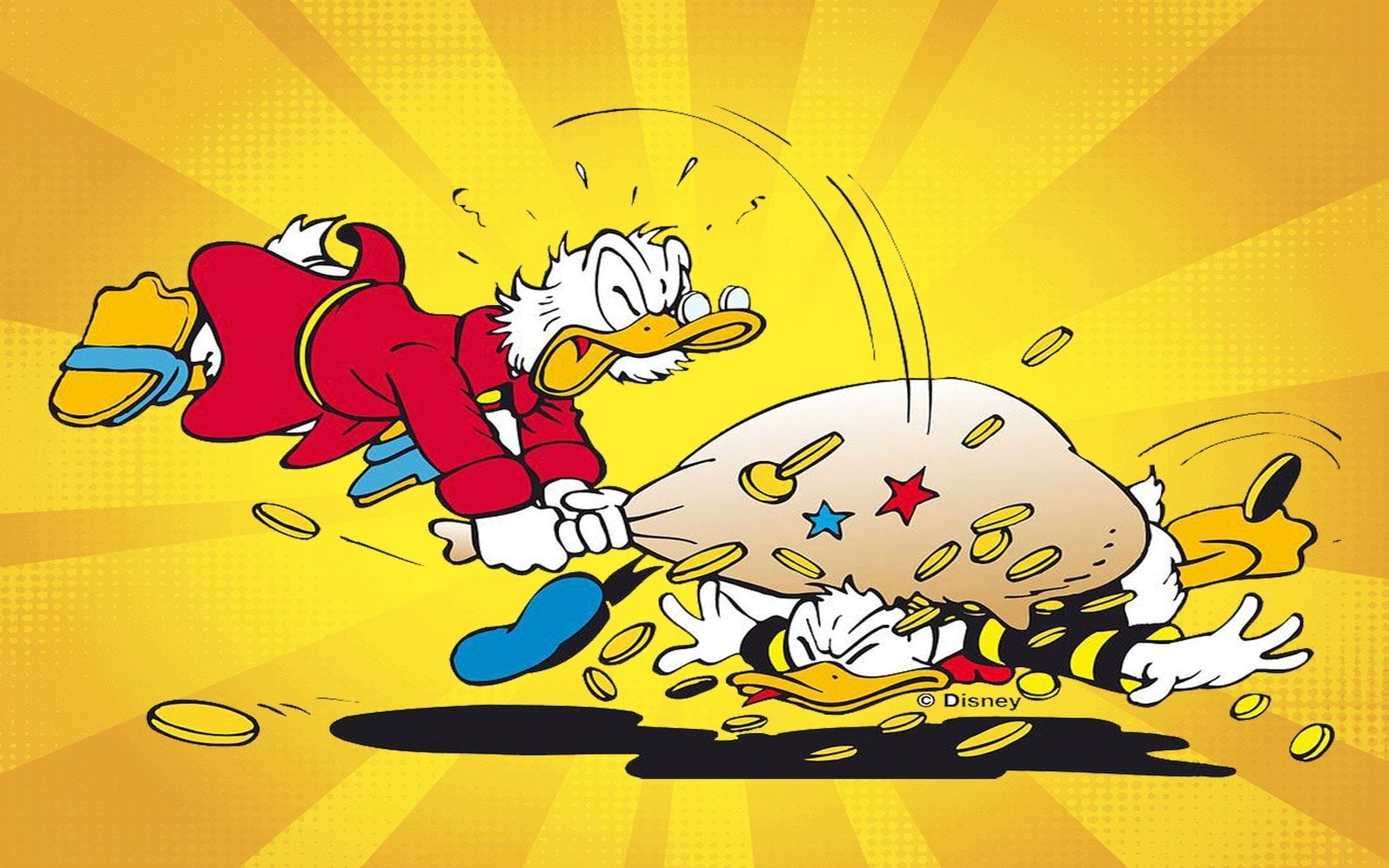 720P, Comics, Donald Duck, The Life and Times of Scrooge McDuck, HD Wallpaper