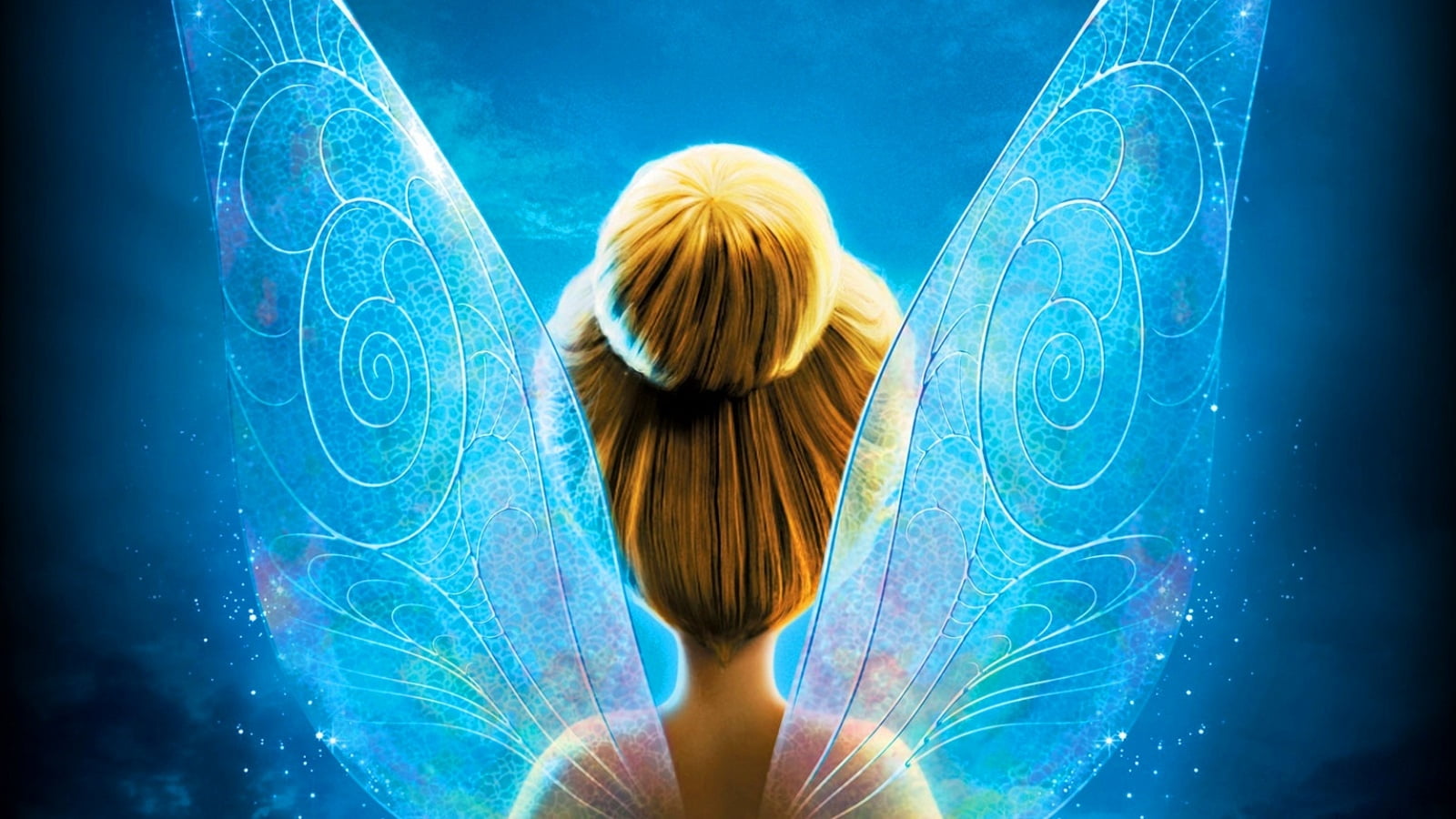 fairy, movie, bubble, young adult, long hair, 720P, portrait, waist up, creativity, young women, contemplation, Secret of the wings, hair, fantasy, blue, HD Wallpaper