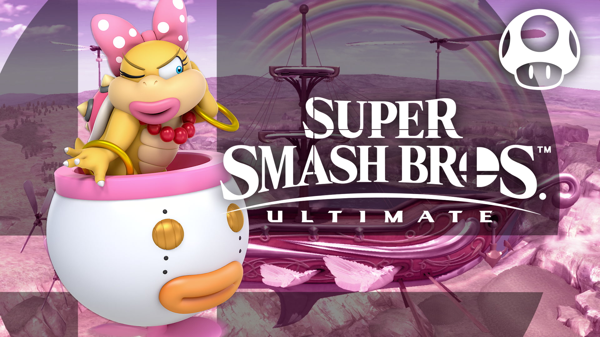 Super Mario, Video Game, Super Smash Bros. Ultimate, 1080P, Wendy O. Koopa, HD Wallpaper