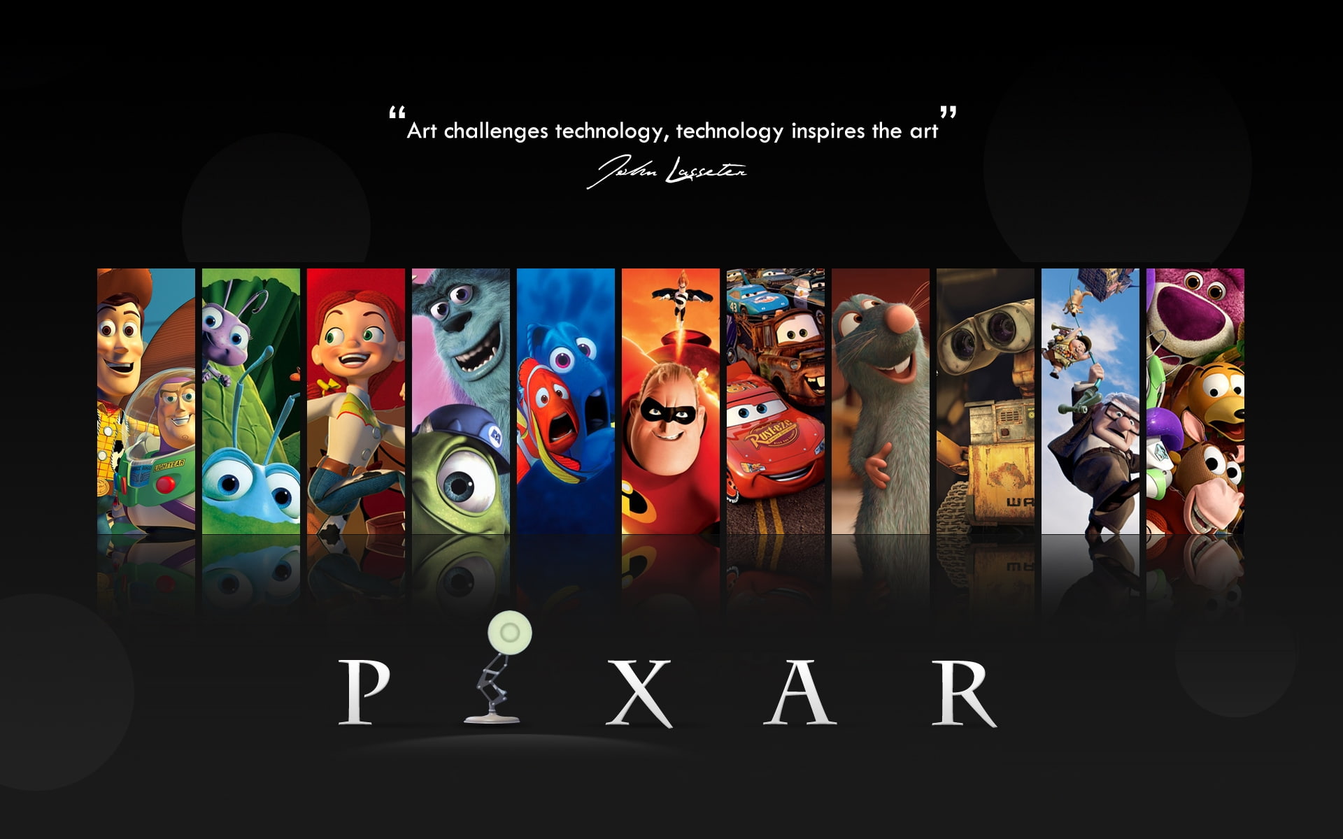 art, toy, company, quotes, nemo, Disney Company, entertainment, monsters, 1080P, hd, story, movie, movies, ratatouille, disney, inc, cars, Pixar, walle, HD Wallpaper