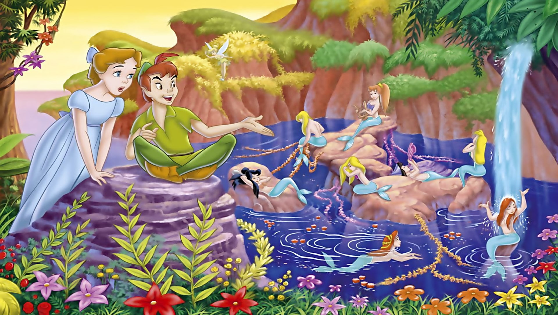 sculpture, outdoors, creativity, mammal, peter pan, representation, amusement park, day, nature, animal wildlife, plant, multi colored, human representation, HD Wallpaper