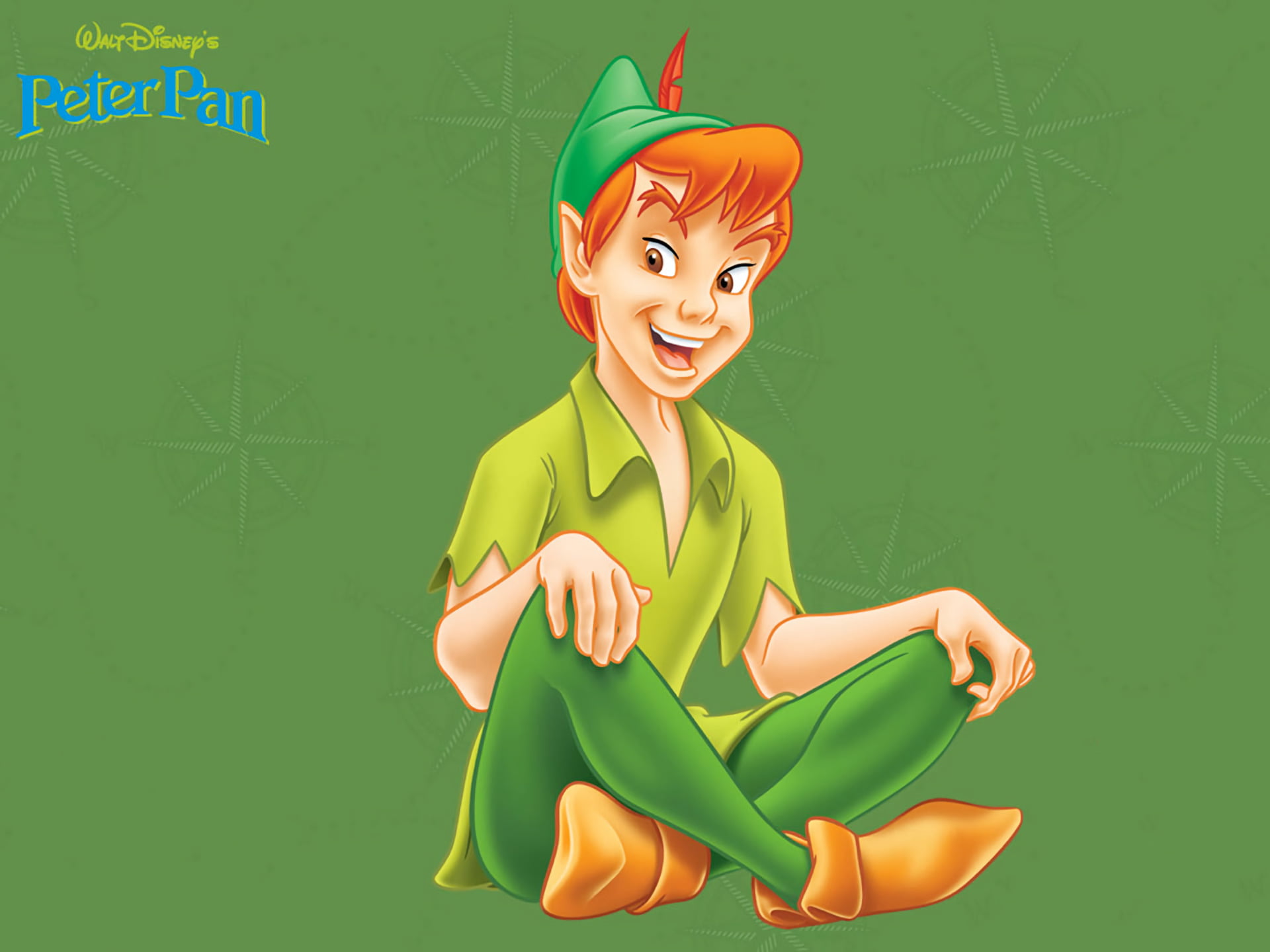 beautiful woman, Peter Pan (1953), Peter Pan, green color, sitting, portrait, adult, smiling, happiness, one person, fun, beauty, full length, emotion, HD Wallpaper
