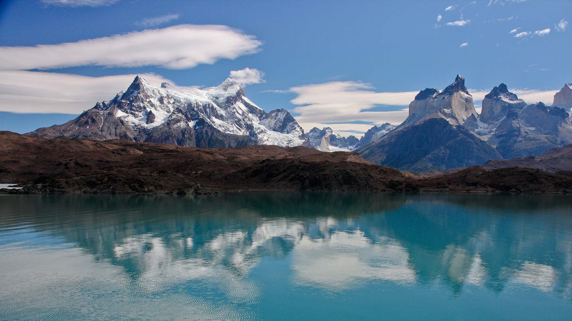 landscape, Patagonia, 1080P, ushuaia, reflection, nature, HD Wallpaper