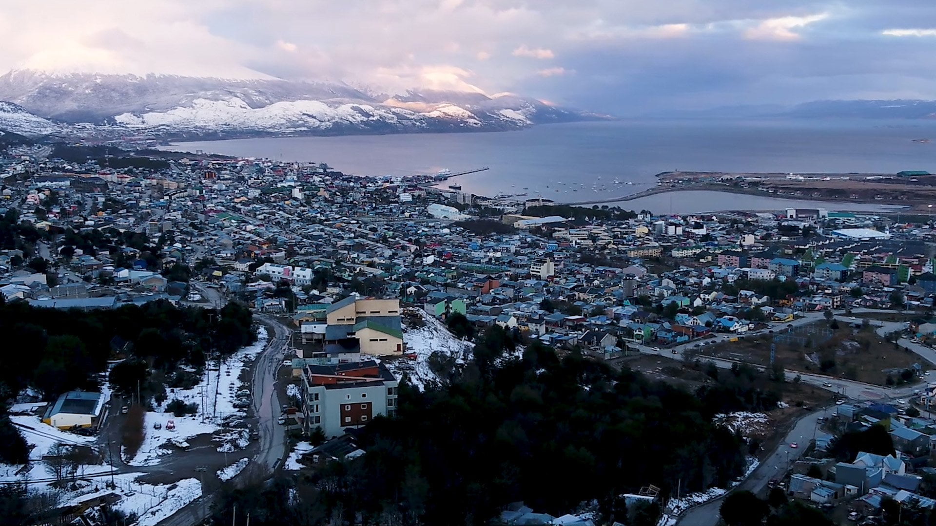 Patagonia, ushuaia, cityscape, 1080P, HD Wallpaper
