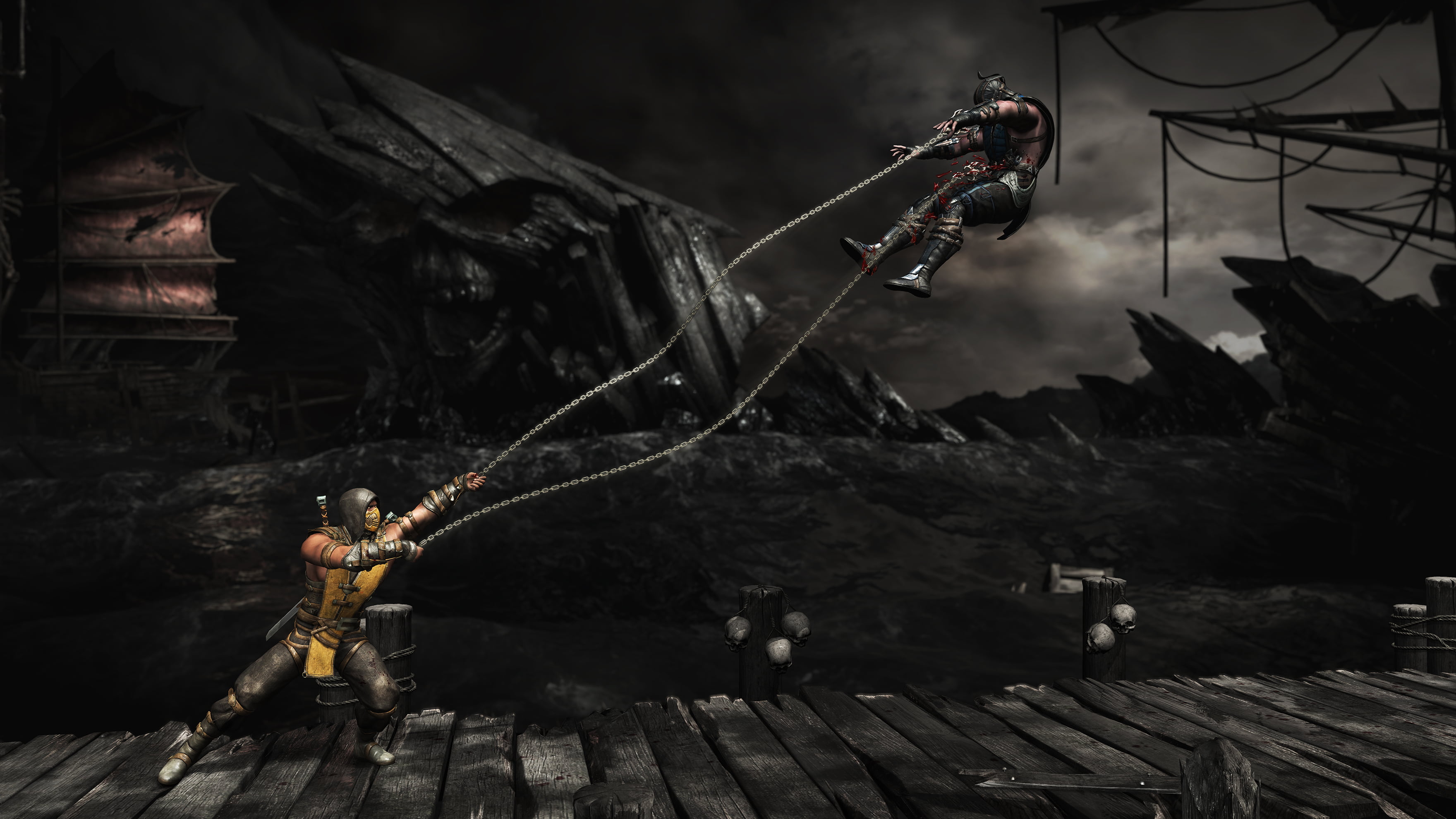 real people, night, architecture, arena, equipment, outdoors, wood - material, human representation, string instrument, spooky, technology, danger, day, HD Wallpaper