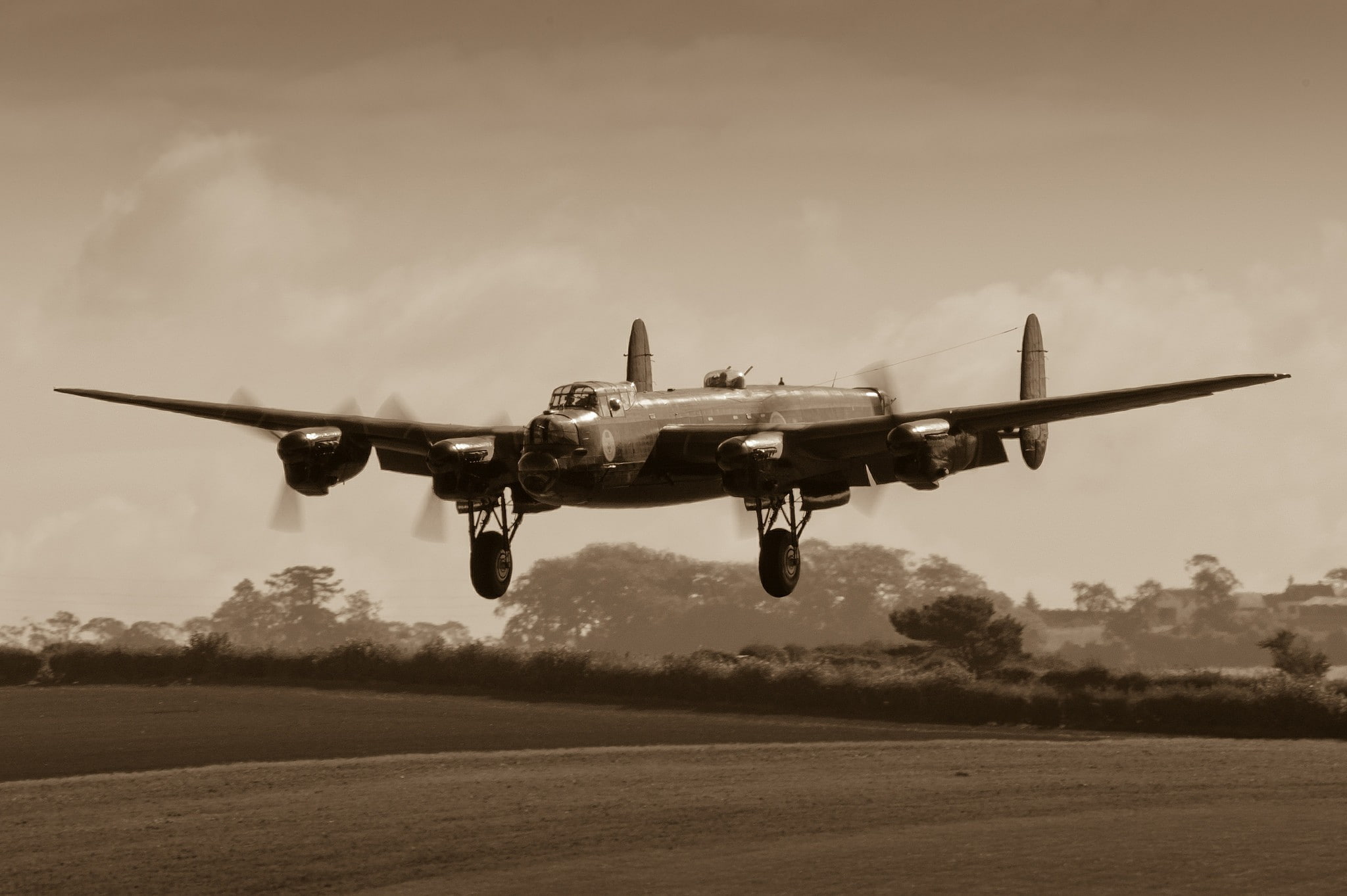 1080P, aircraft, military aircraft, Bomber, Avro Lancaster, HD Wallpaper