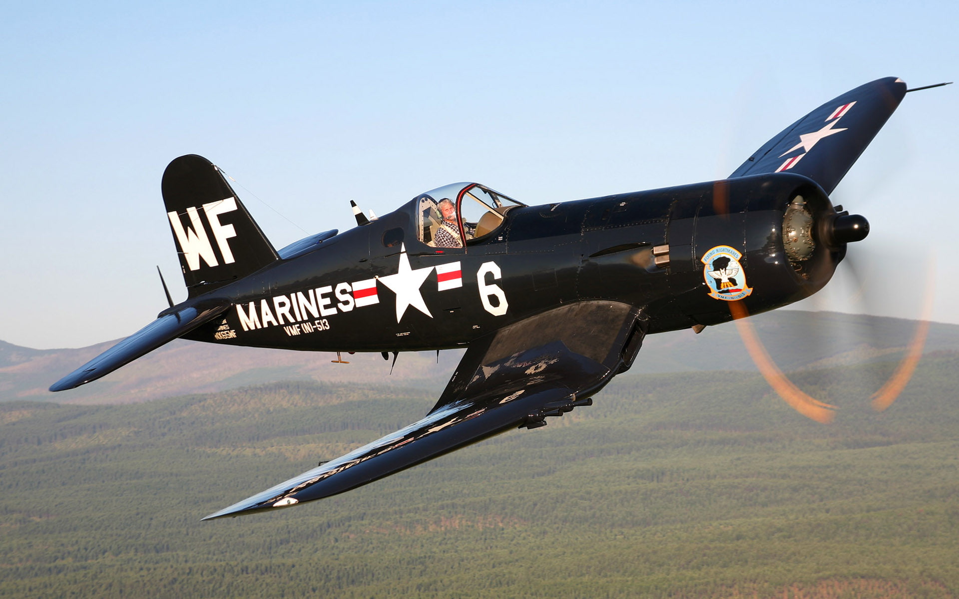 guerra, mundial, avion, 1080P, marines, clasico, HD Wallpaper