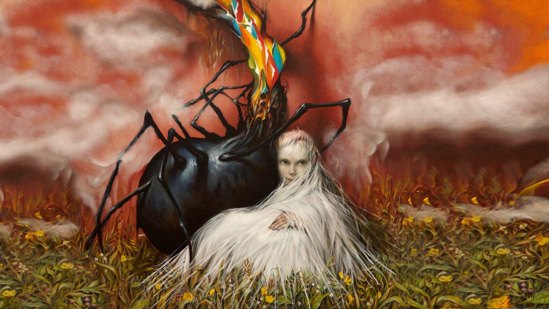 domestic animals, music, animal wildlife, plant, 1080P, pets, domestic, Circa Survive, outdoors, album covers, grass, canine, vertebrate, nature, one animal, HD Wallpaper