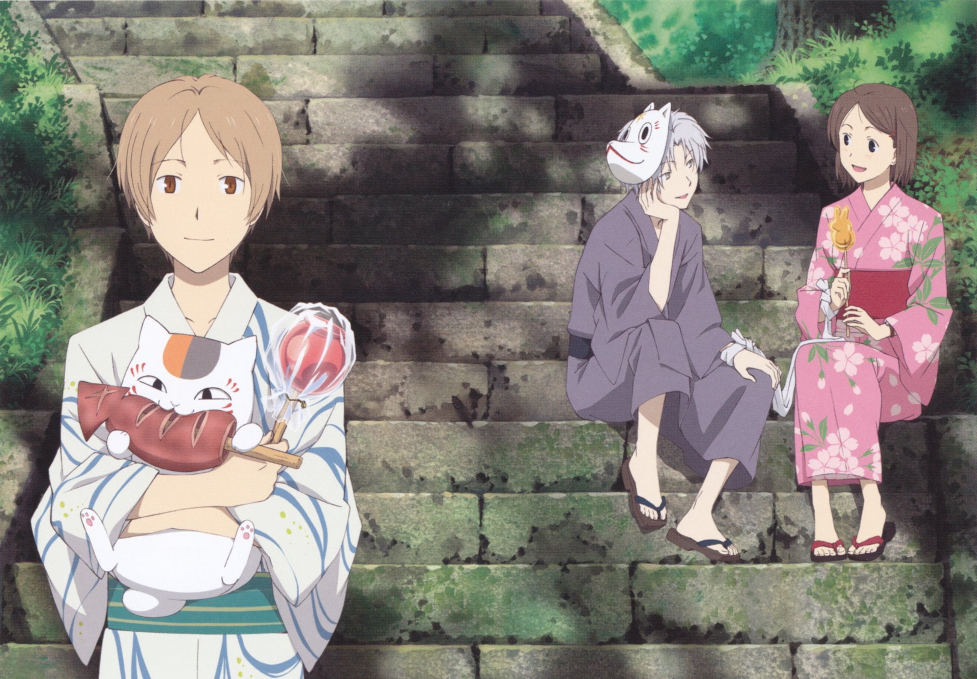 Anime, Crossover, 1080P, Hotarubi No Mori E, Natsume Yuujinchou, HD Wallpaper