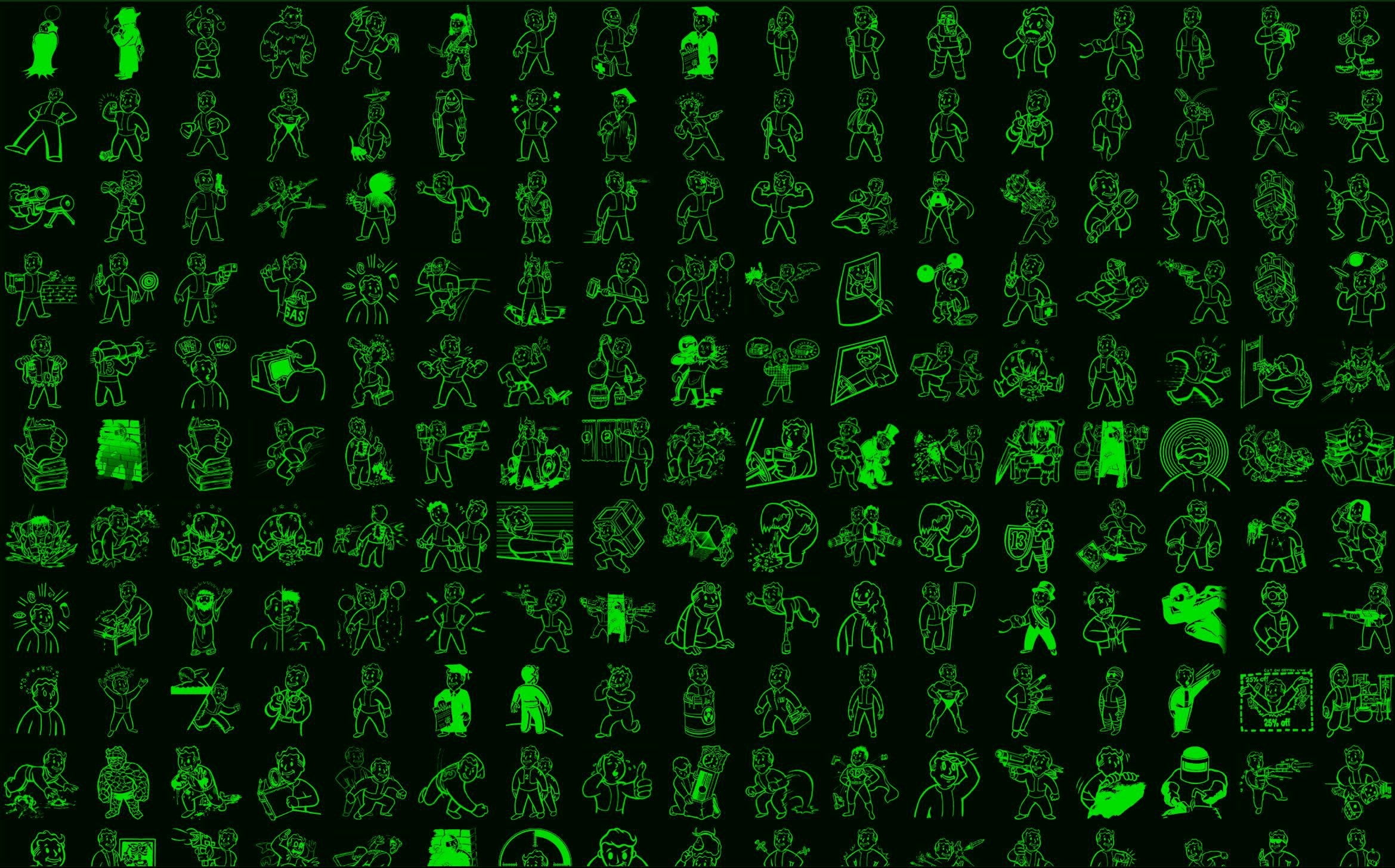 day, network server, green color, green, in a row, Fallout, abundance, arrangement, connection, backgrounds, communication, industry, design, illustration, HD Wallpaper