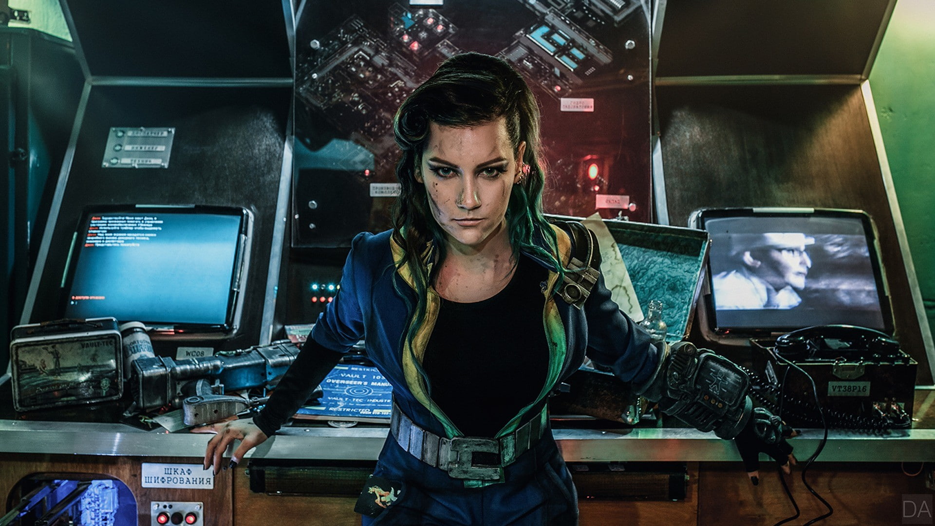 apocalyptic, Fallout 4, 1080P, cosplay, Bethesda Softworks, women, Pip-Boy, model, video games, Fallout, Amiko-chan, HD Wallpaper