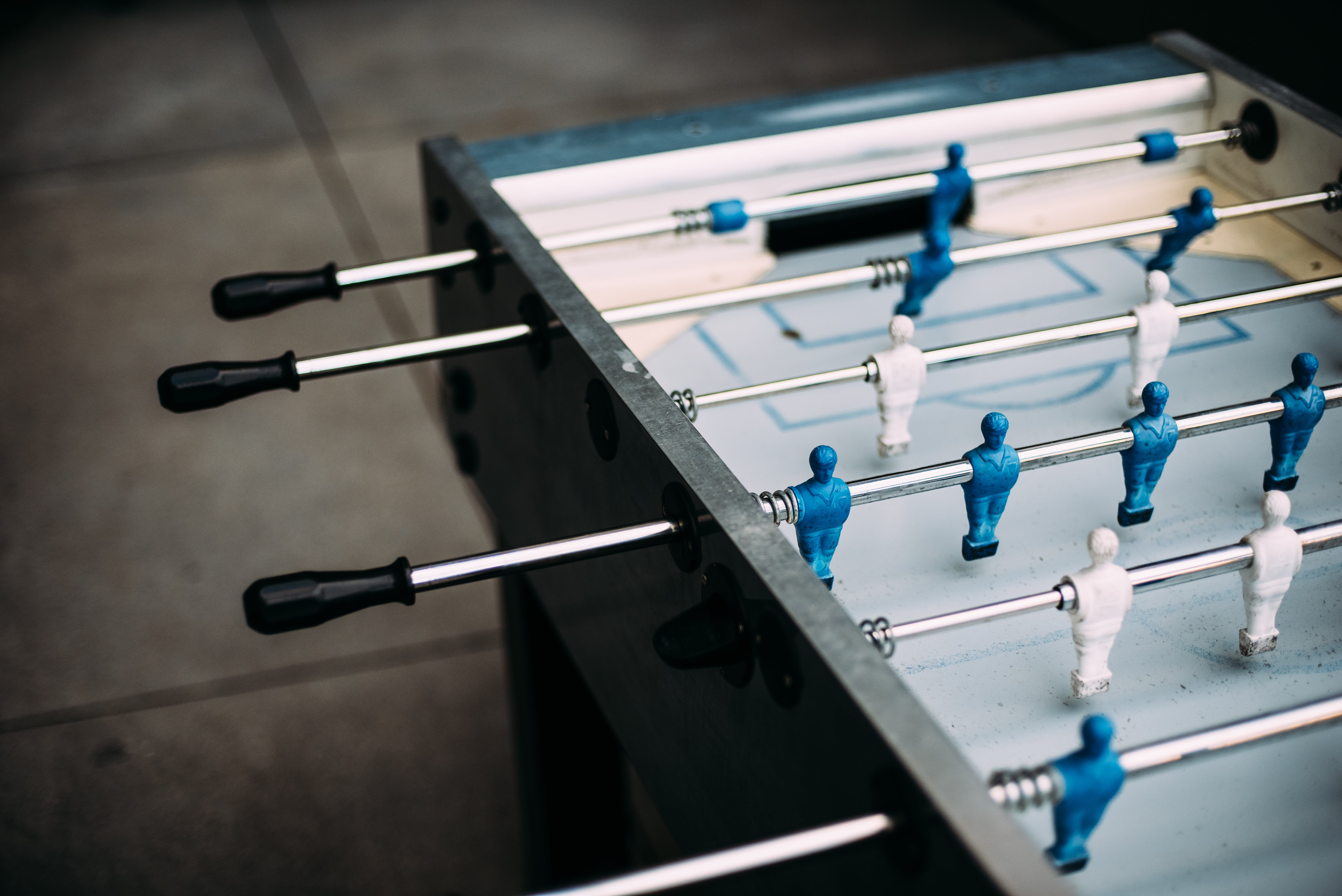 sport, clothing, selective focus, no people, high angle view, day, close-up, technology, focus on foreground, hanging, fun, fuzboll, blue, 5K, still life, HD Wallpaper