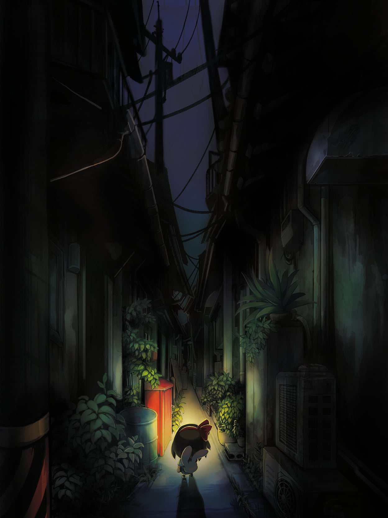 Supernatural, night, yomawari, 720P, Phone HD Wallpaper