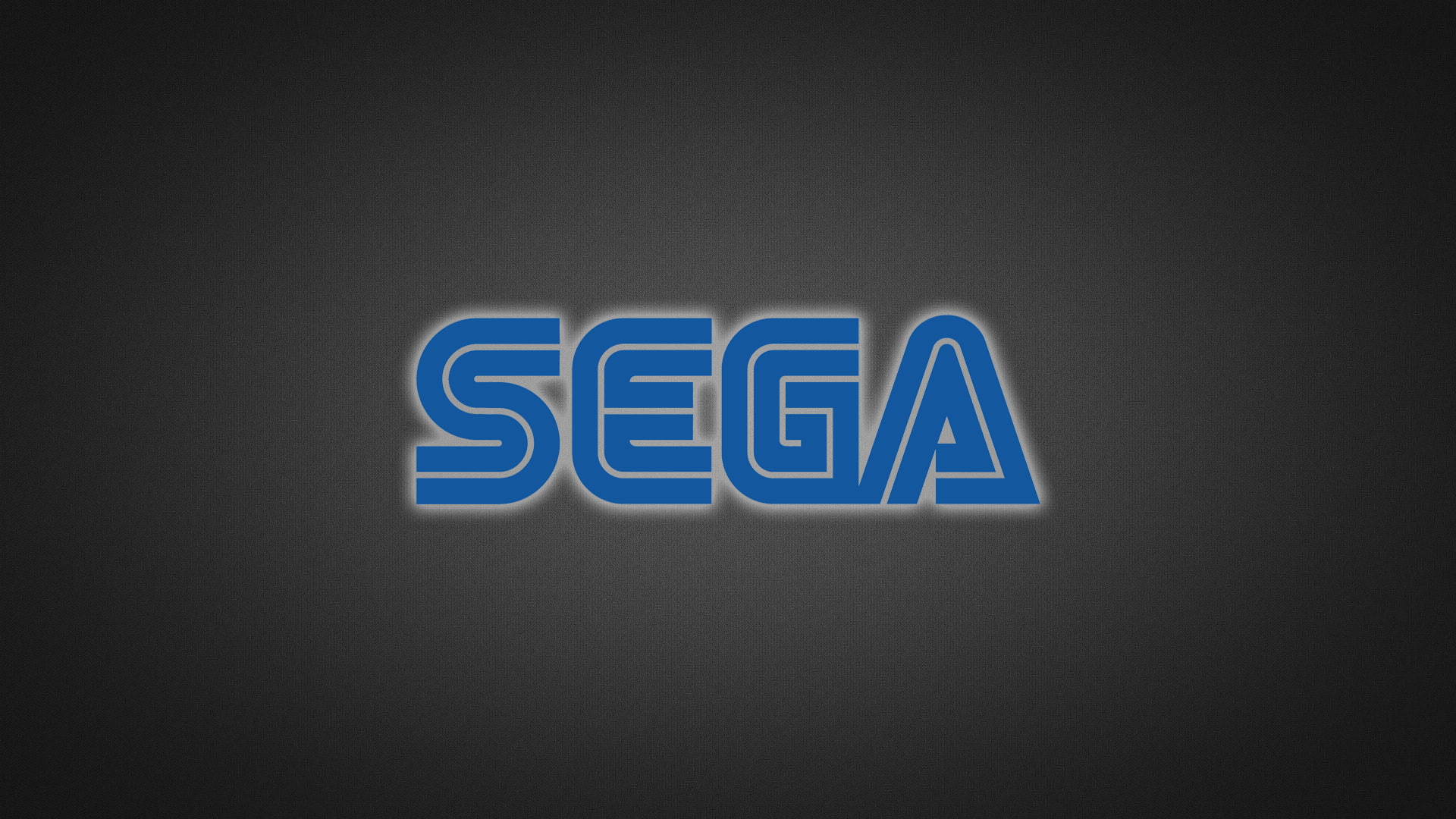 1080P, logo, video games, minimalism, Sega, HD Wallpaper