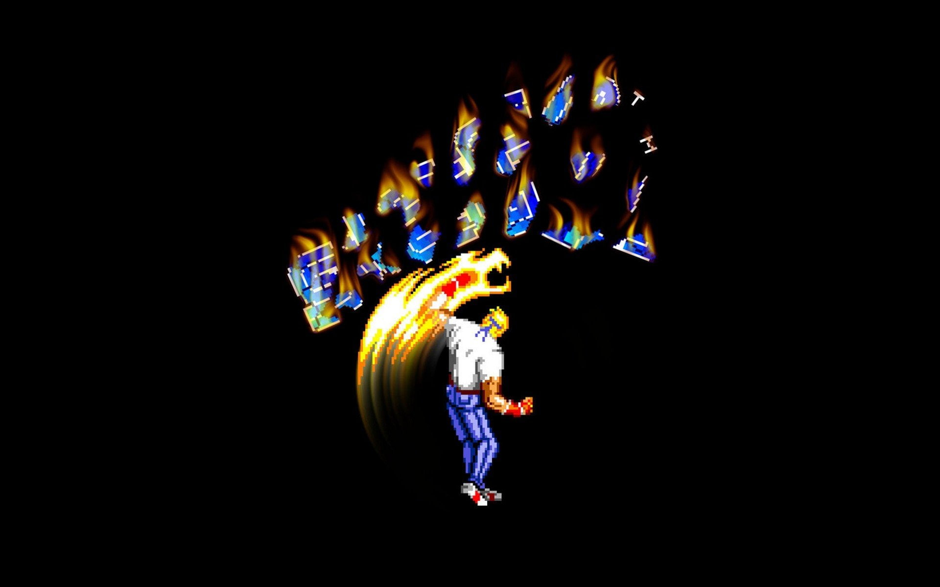 Bit, Simple Background, 1080P, Axel Stone, 1920x1200 px, Streets of Rage, Sega, HD Wallpaper
