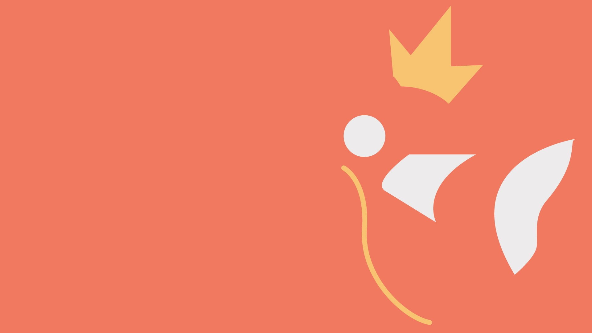 Pokémon, Magikarp (Pokémon), 1080P, Minimalist, HD Wallpaper