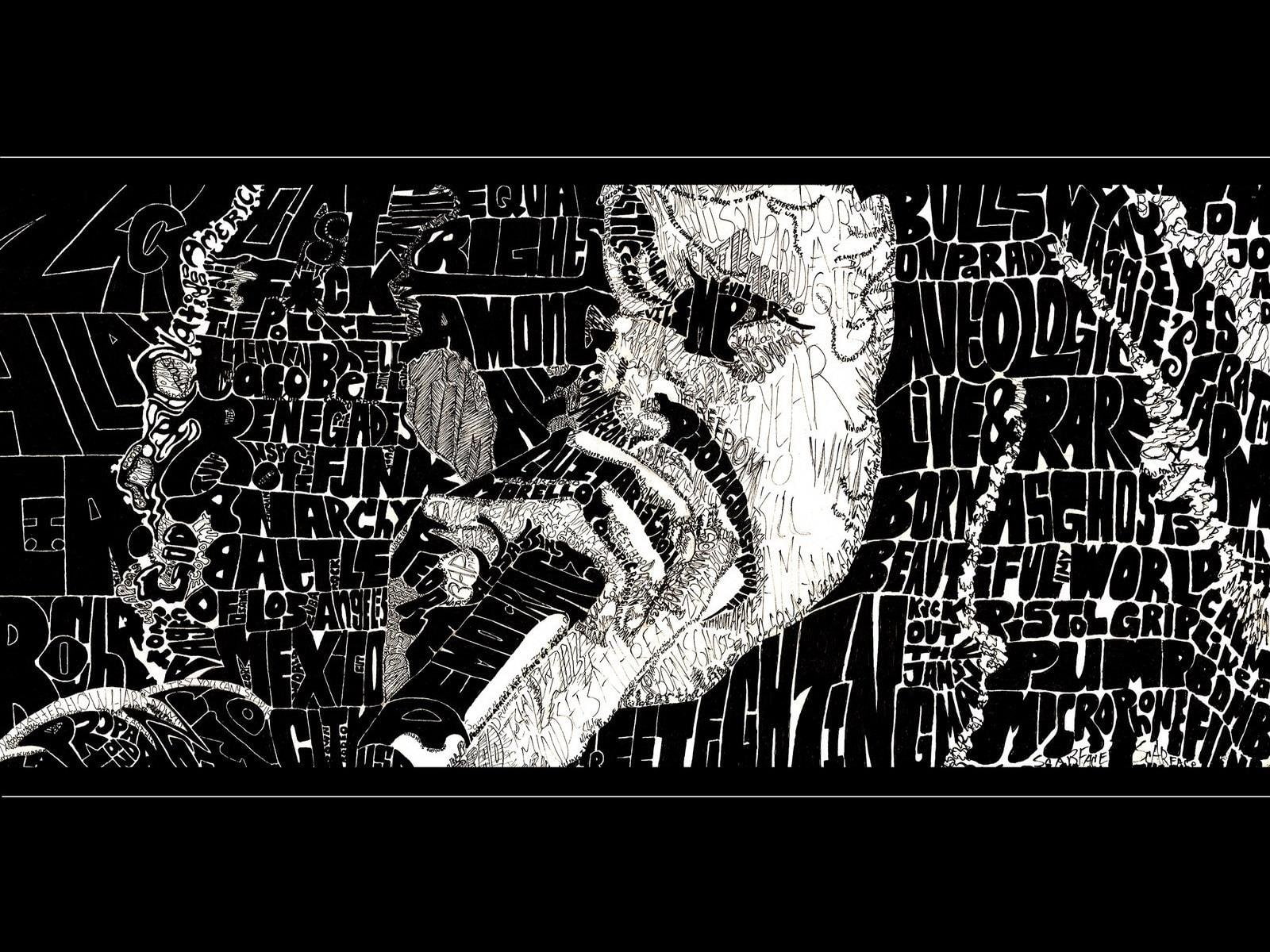 anarchy, rage-against-machine, 720P, metal, nu-metal, ratm, rap, HD Wallpaper