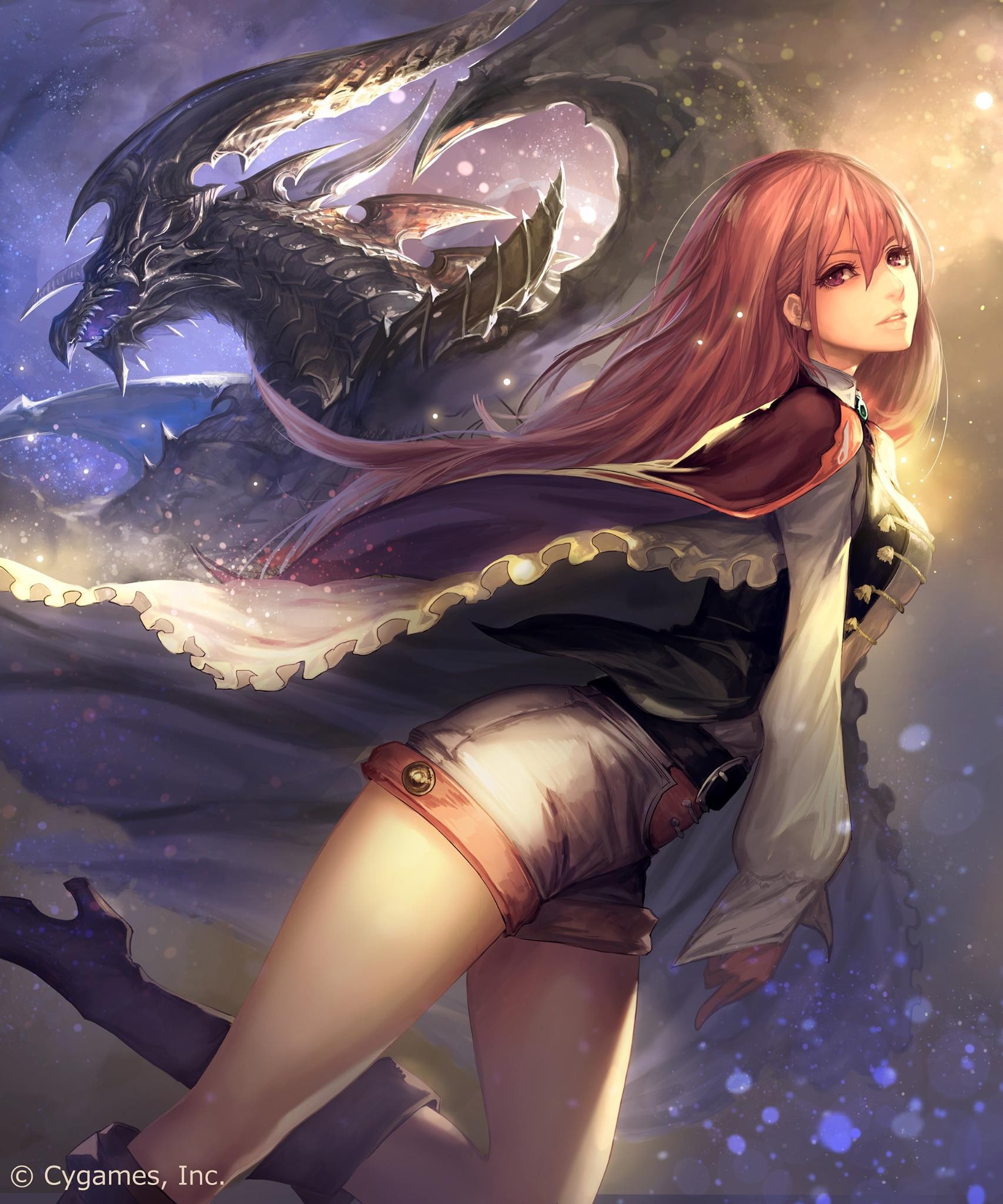 anime girls, Shingeki no Bahamut, dragon, Amira, 1080P, Phone HD Wallpaper