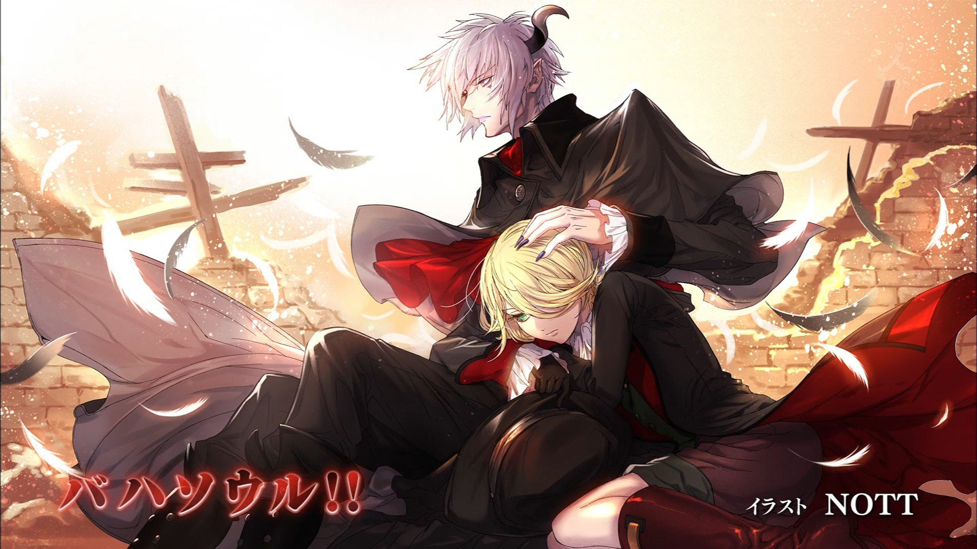 1080P, Azazel (Rage of Bahamut), Anime, Rage of Bahamut: Genesis, HD Wallpaper