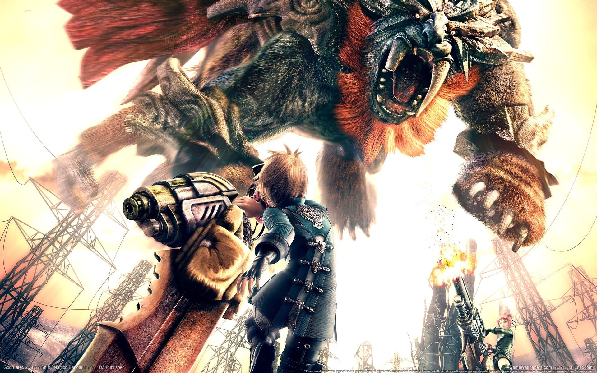 domestic, mammal, day, animal themes, nature, vertebrate, God Eater, animal wildlife, sculpture, video games, domestic animals, animal representation, HD Wallpaper