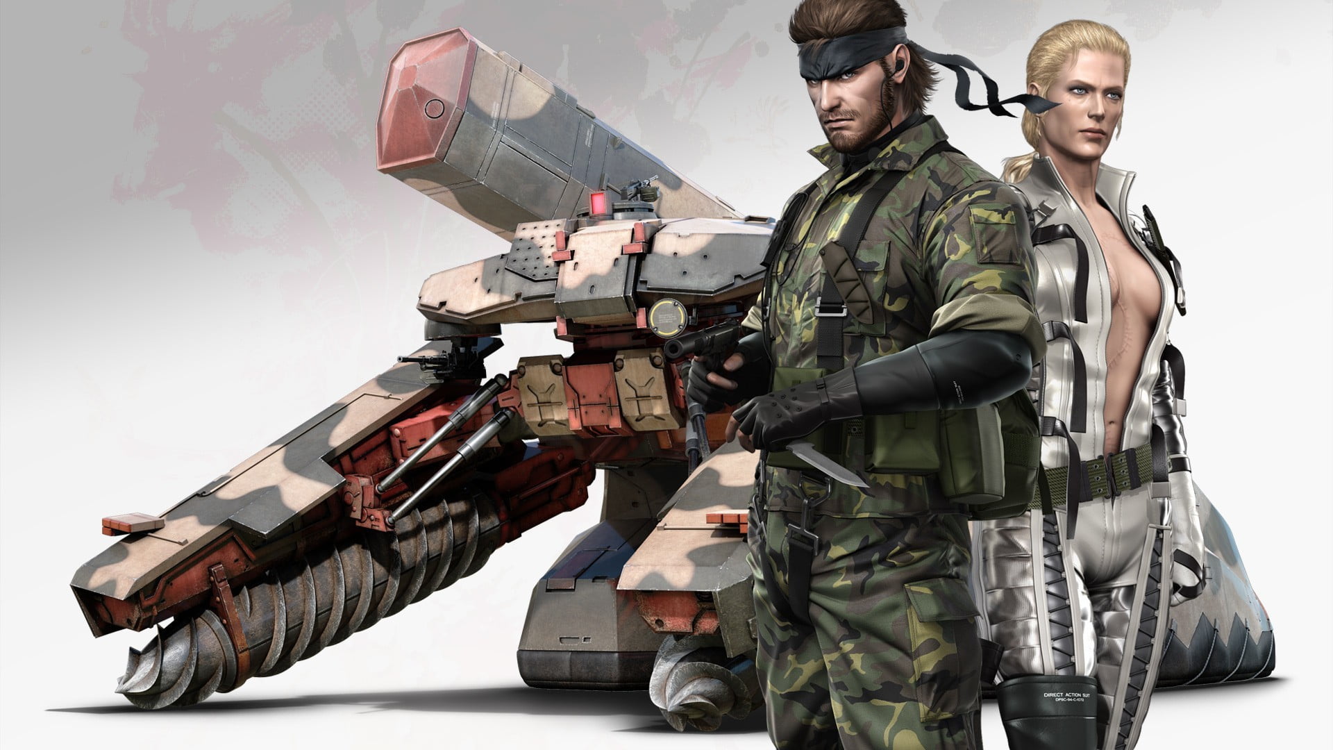 rifle, weapon, armed forces, Metal Gear Solid, uniform, standing, safety, young men, protection, clothing, 1080P, two people, young adult, men, army soldier, HD Wallpaper