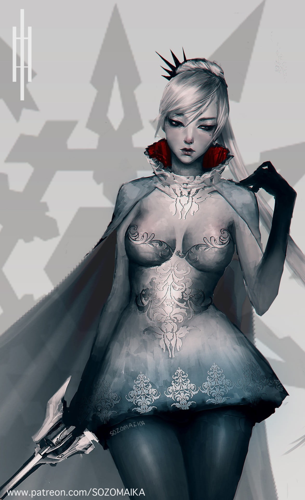 women, beautiful people, body part, indoors, anime, one person, clothing, front view, make-up, females, beauty, RWBY, human body part, studio shot, portrait, Phone HD Wallpaper