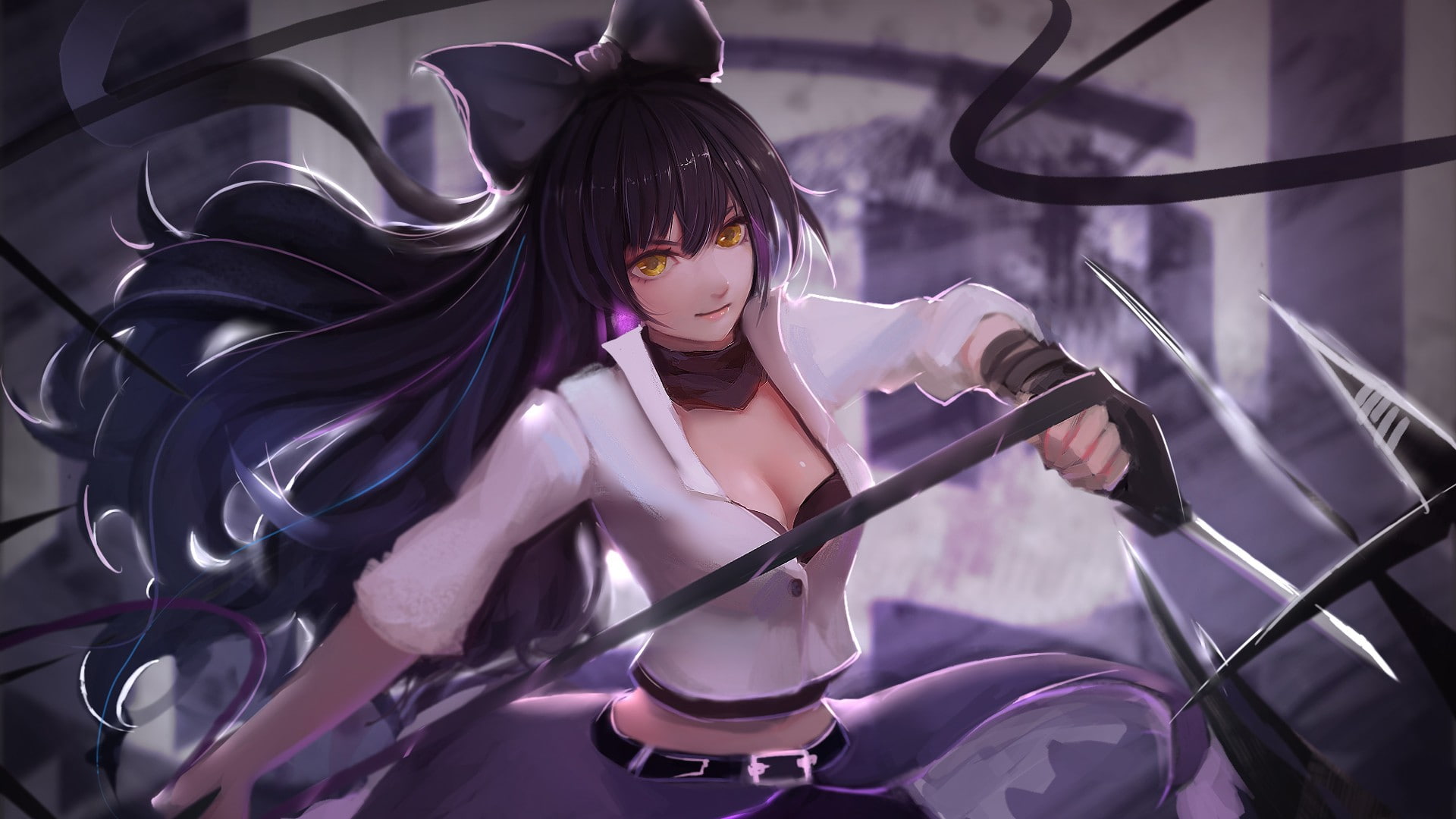 fantasy art, RWBY, 1080P, Blake Belladonna, HD Wallpaper