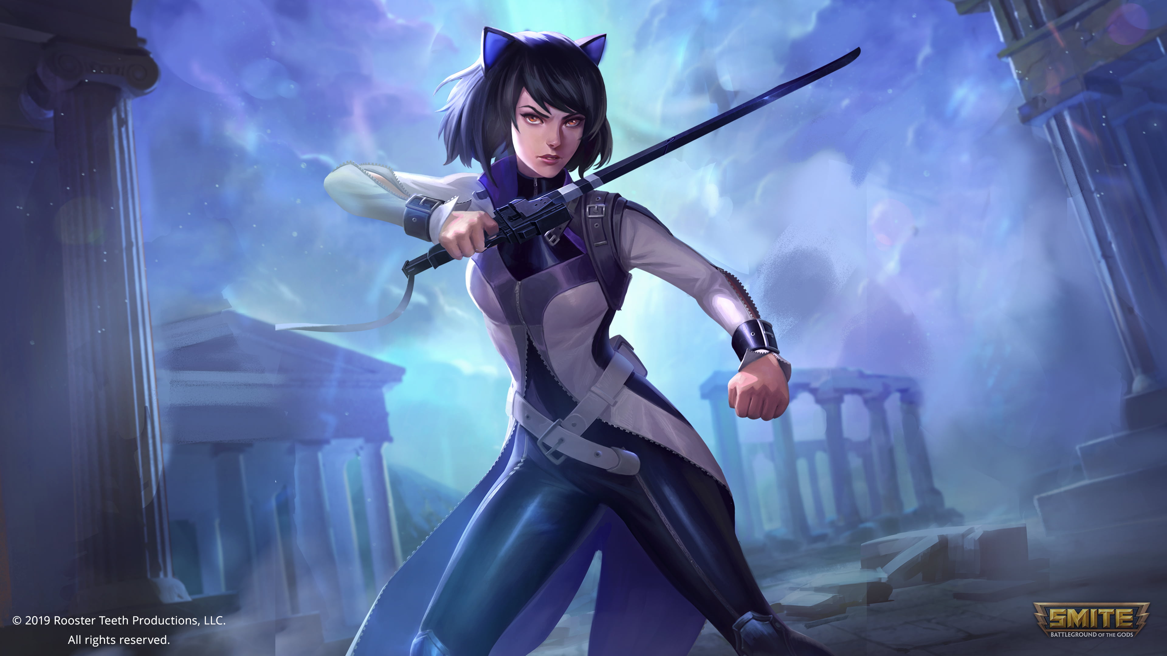 Smite, 4K, Blake Belladonna, Amaterasu (Smite), Video Game, HD Wallpaper
