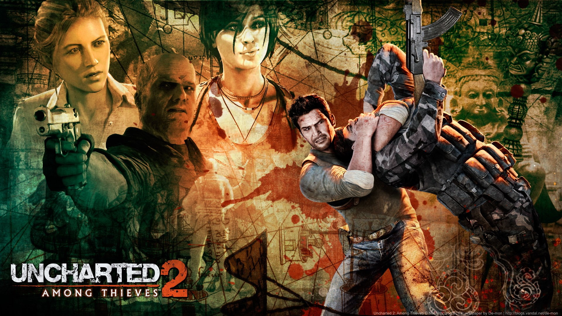 1080P, uncharted 2 among thieves, HD Wallpaper
