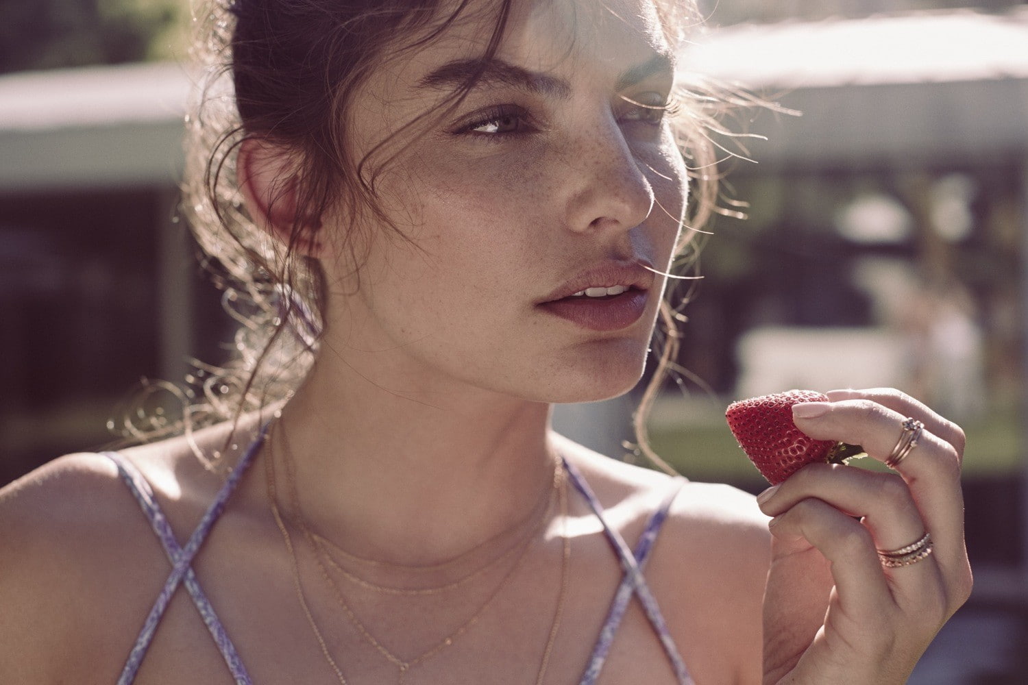 model, outdoors, women, 720P, face, Alyssa Elaine Miller, HD Wallpaper