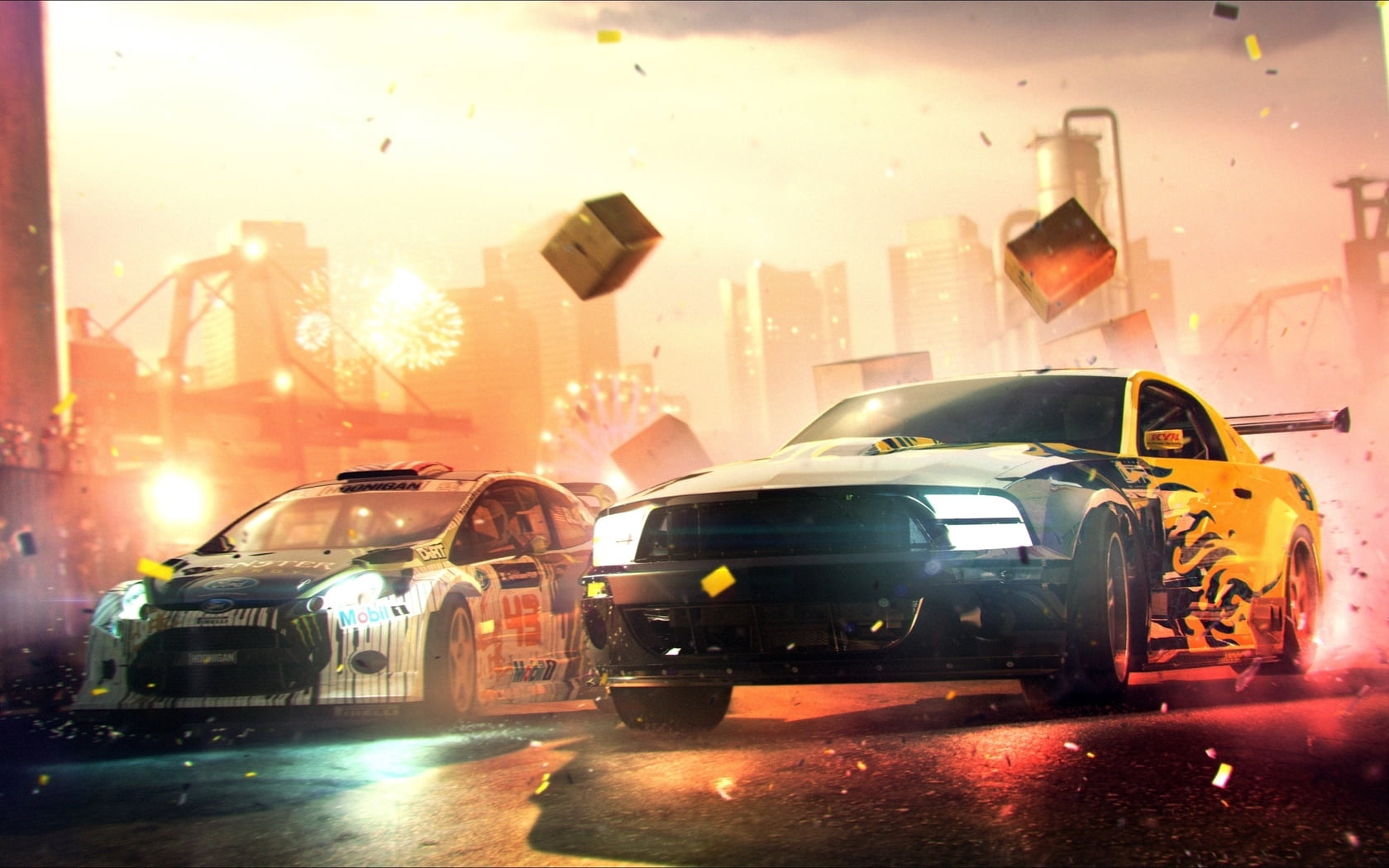 car, buildings, travel, speed, taxi, coupe, mode of Transport, nature, cars, lighting Equipment, city Life, architecture, cityscape, roads, night, headlight, HD Wallpaper