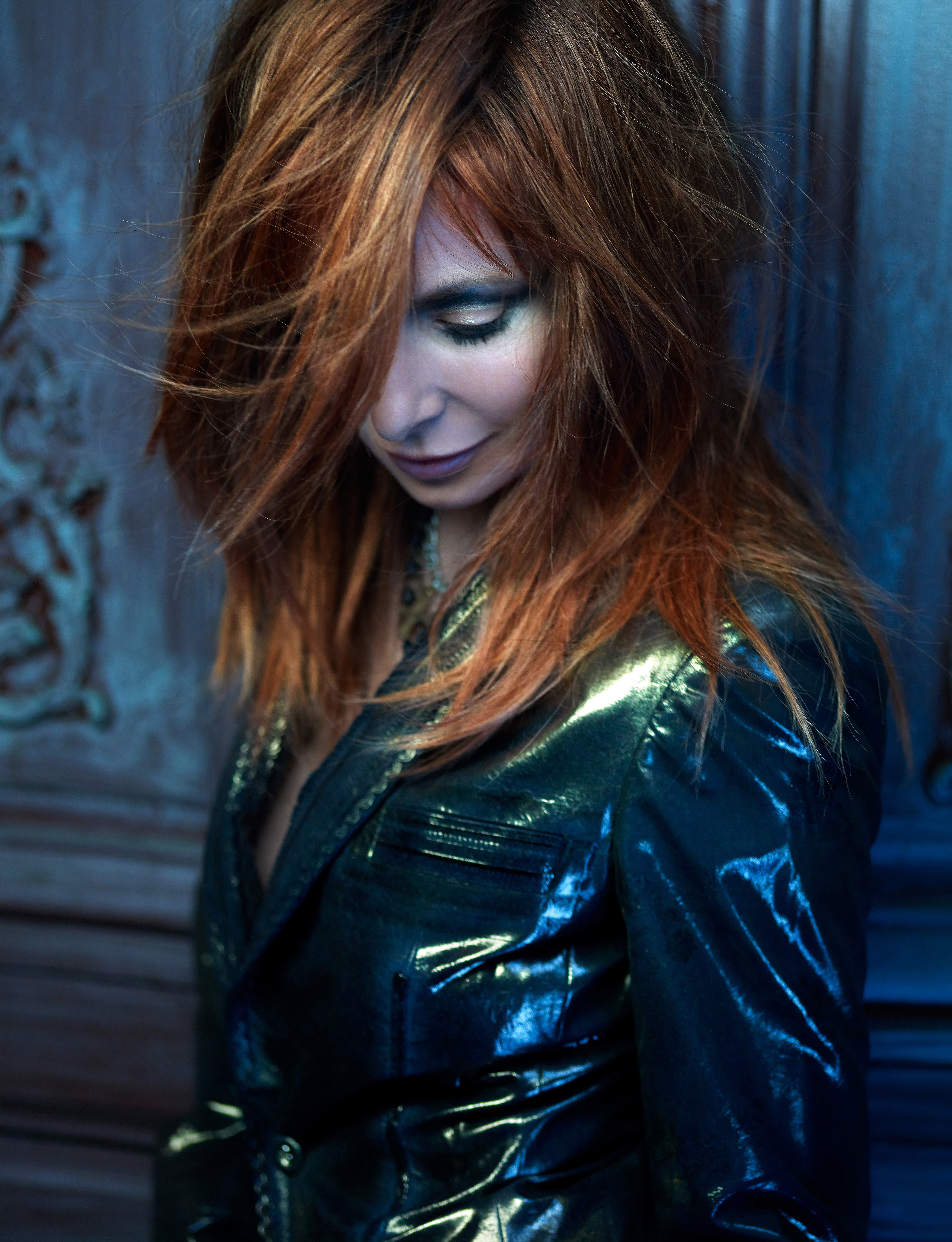 singer, redhead, 5K, Mylène Farmer, French, Phone HD Wallpaper