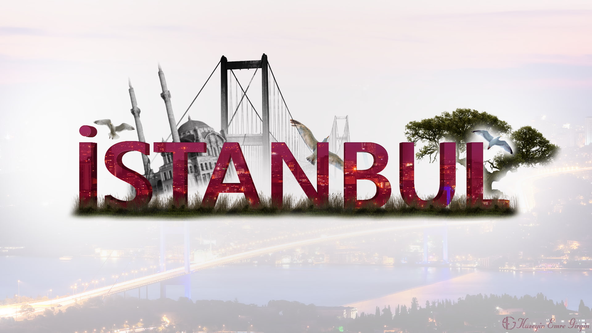 red, transportation, capital letter, outdoors, single word, text, mosque, day, birds, information sign, plant, architecture, western script, tree, neon, HD Wallpaper