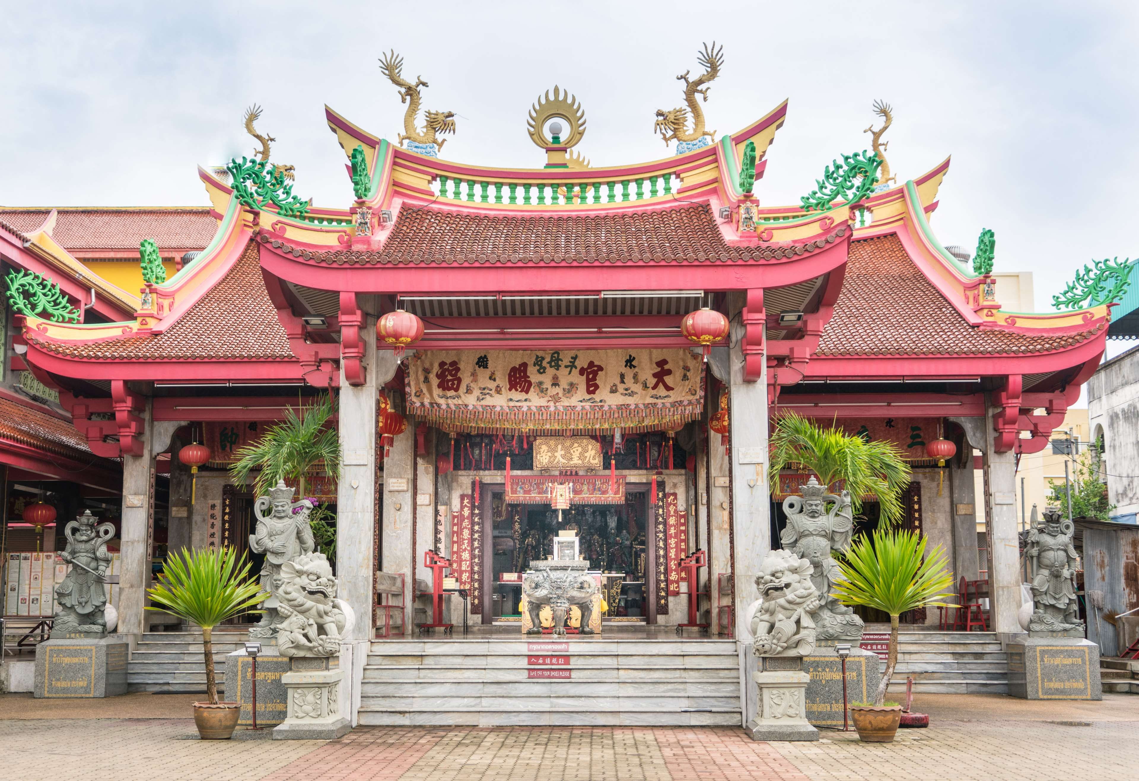outdoors, place of worship, 4K, landmark, thailand, famous, ancient, historic, nature, history, building, no people, clouds, architecture, day, tourist, HD Wallpaper