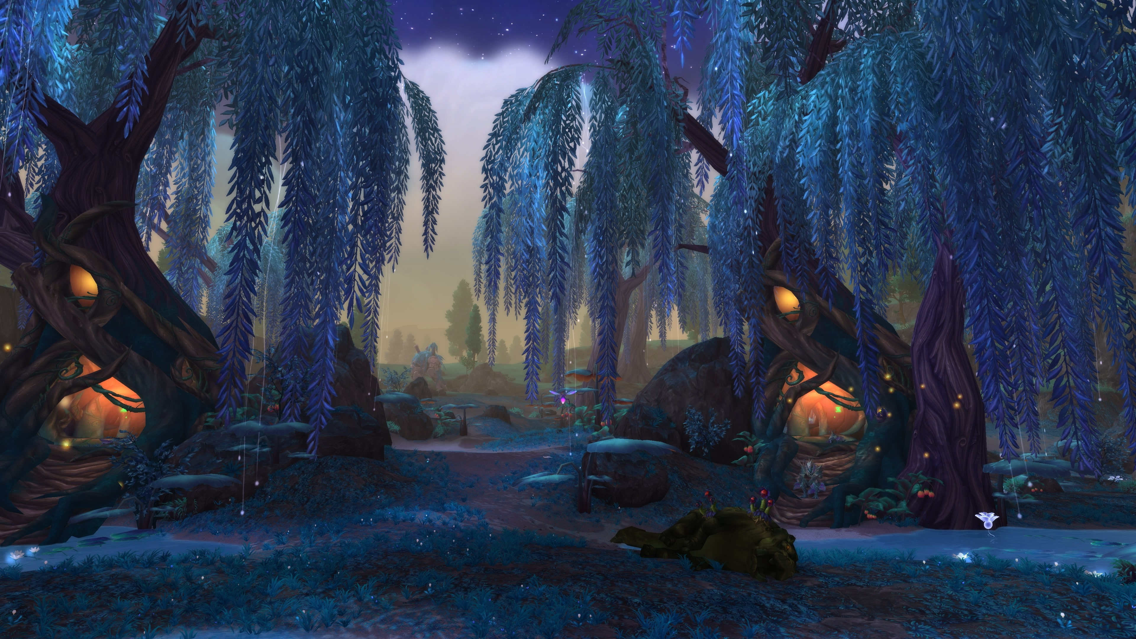illuminated, no people, Shadowmoon Valley, animal themes, representation, world of warcraft, art and craft, beauty in nature, plant, creativity, outdoors, HD Wallpaper