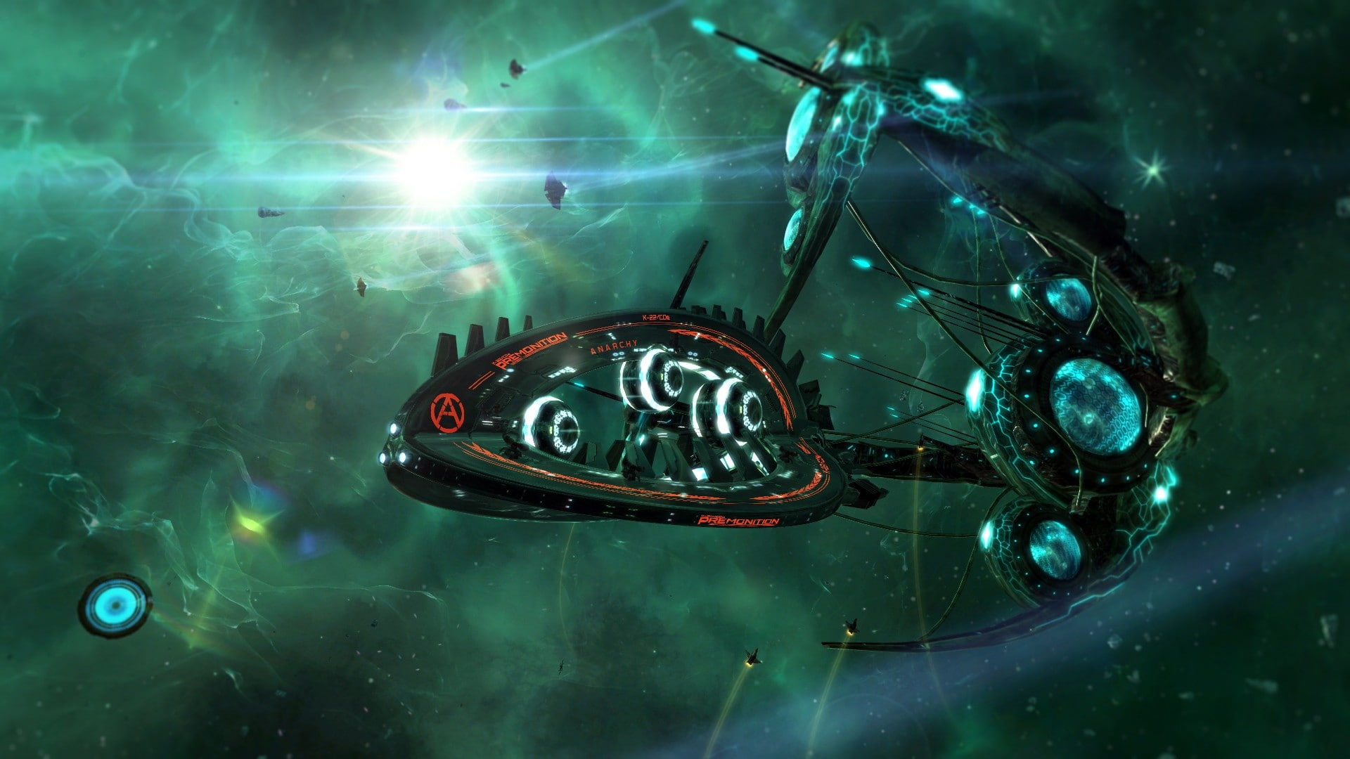 sci-fi, space station, starpoint gemini 2, galaxy, Games, nebula, 1080P, HD Wallpaper