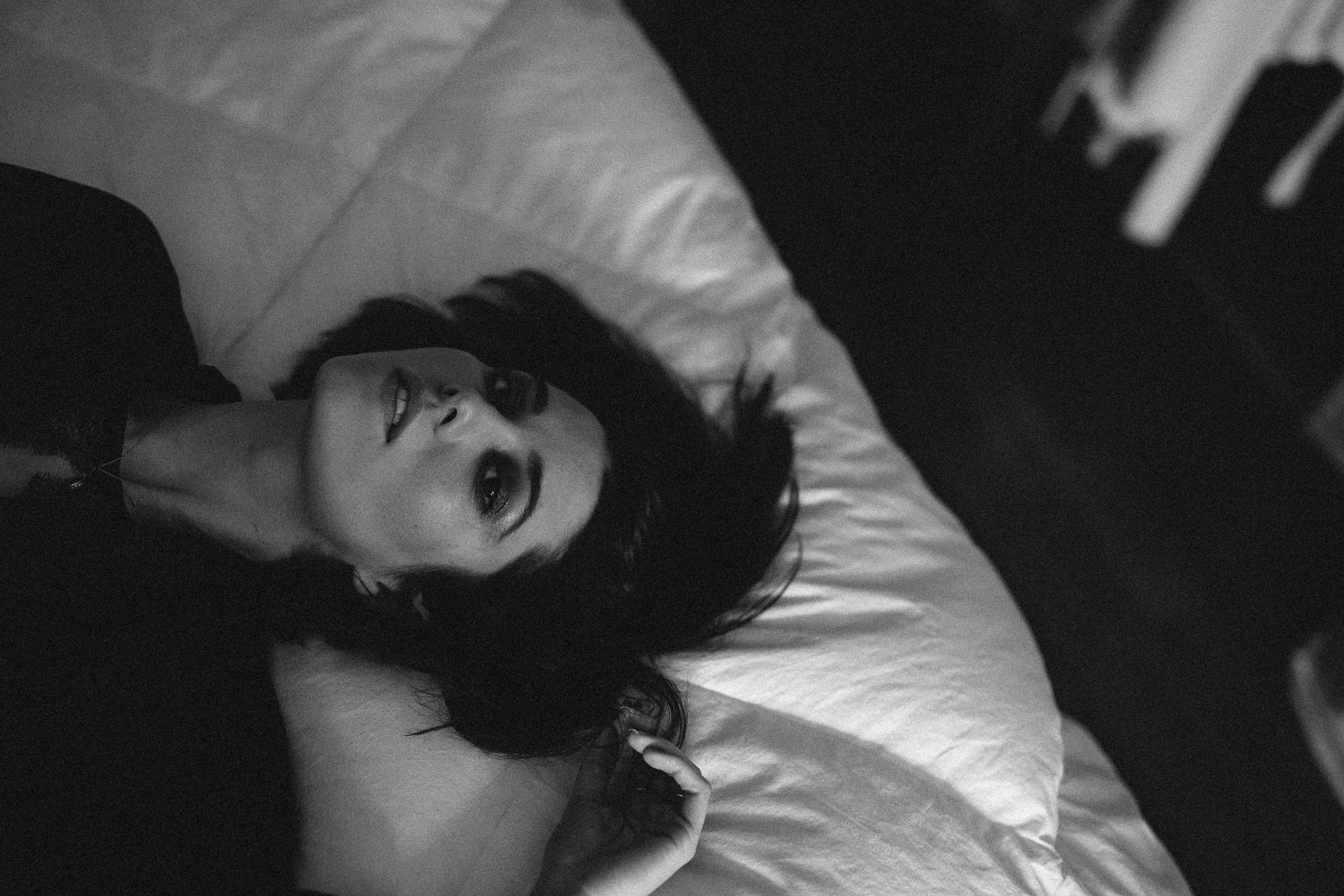 1080P, monochrome, Mary Elizabeth Winstead, celebrity, actress, women, looking at viewer, HD Wallpaper