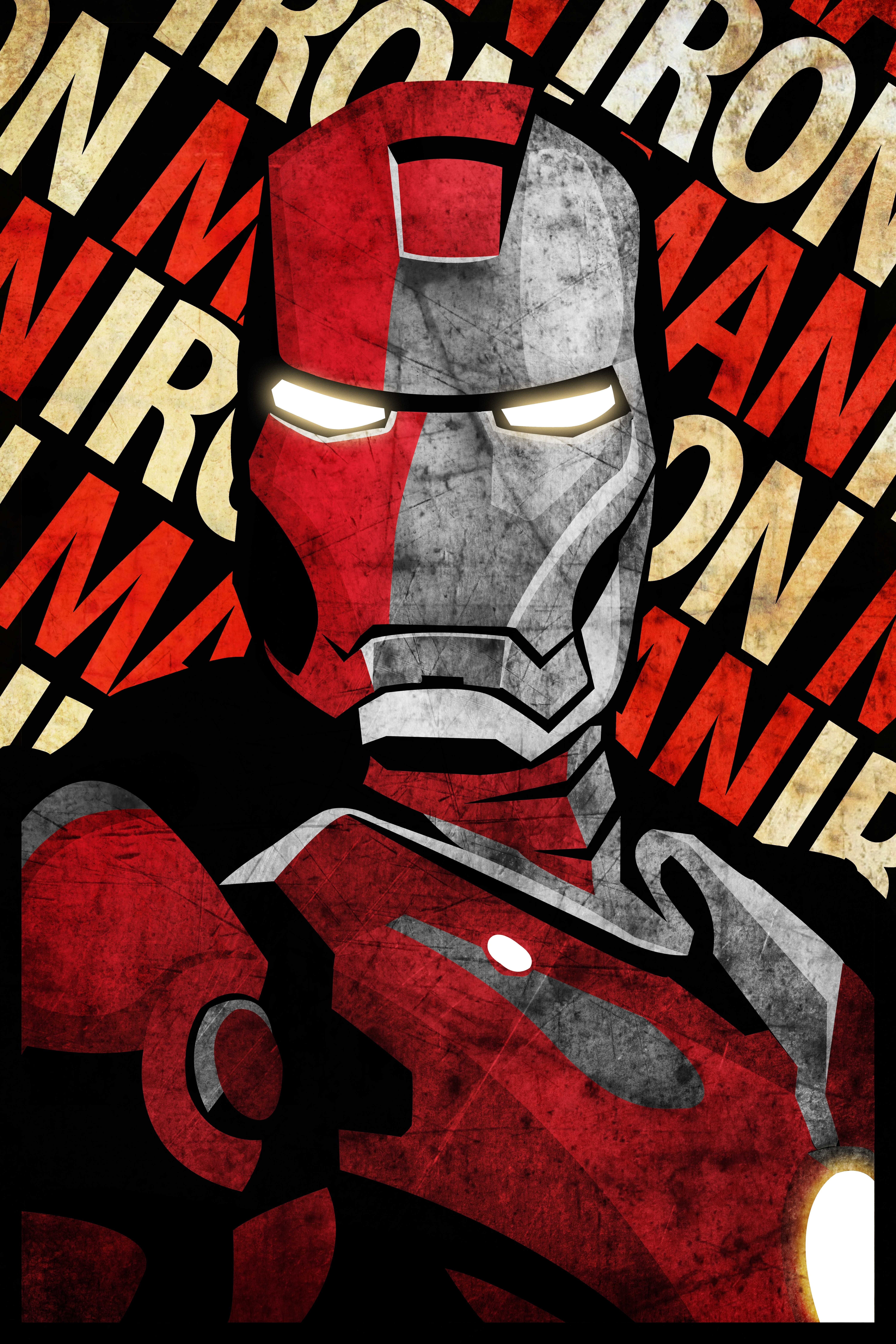 Iron Man, poster, 8K, Phone HD Wallpaper