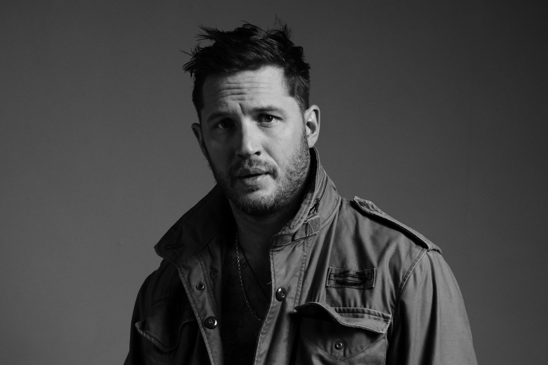 one person, Black and White, indoors, confidence, contemplation, facial hair, beautiful people, clothing, handsome, beard, standing, 1080P, front view, HD Wallpaper