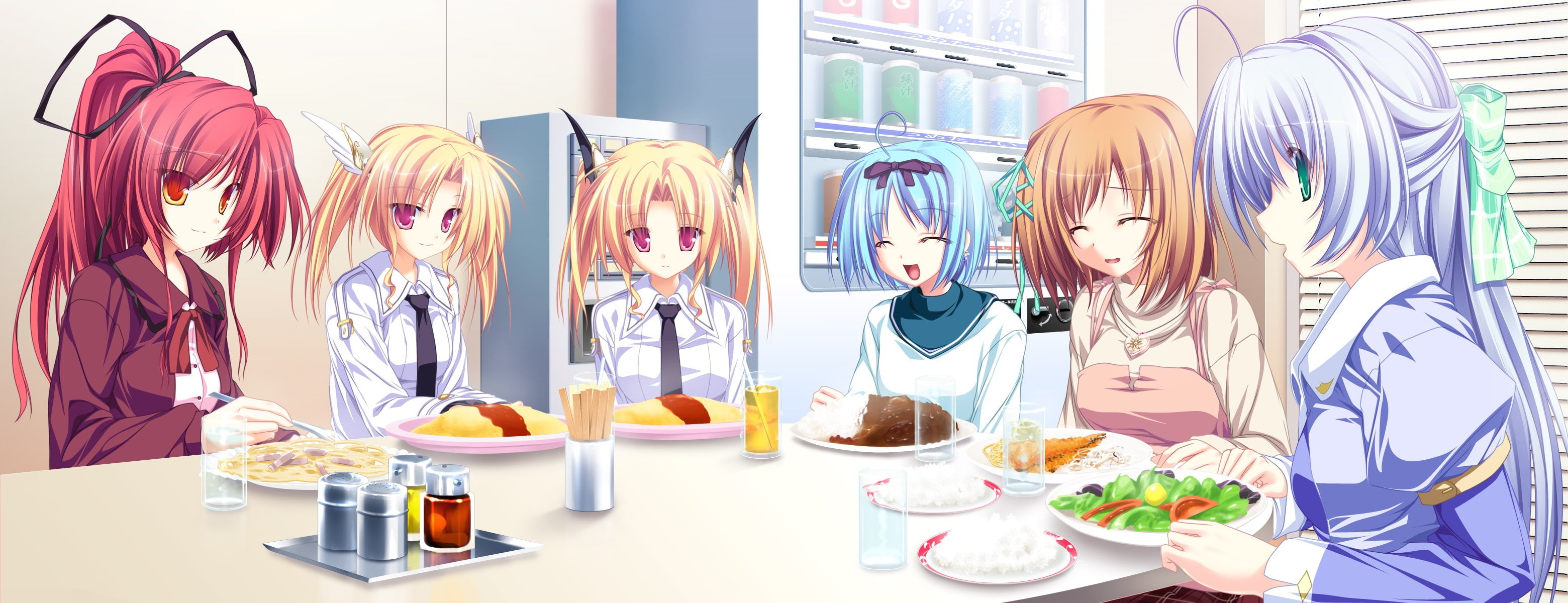 rena, nina geminis, finis, kujou yuuka, anime girls, nina, kujou, seera, geminis, koyuki amagase, magus tale, 2K, magus, yuuka, victoria, alicia, rena geminis, HD Wallpaper