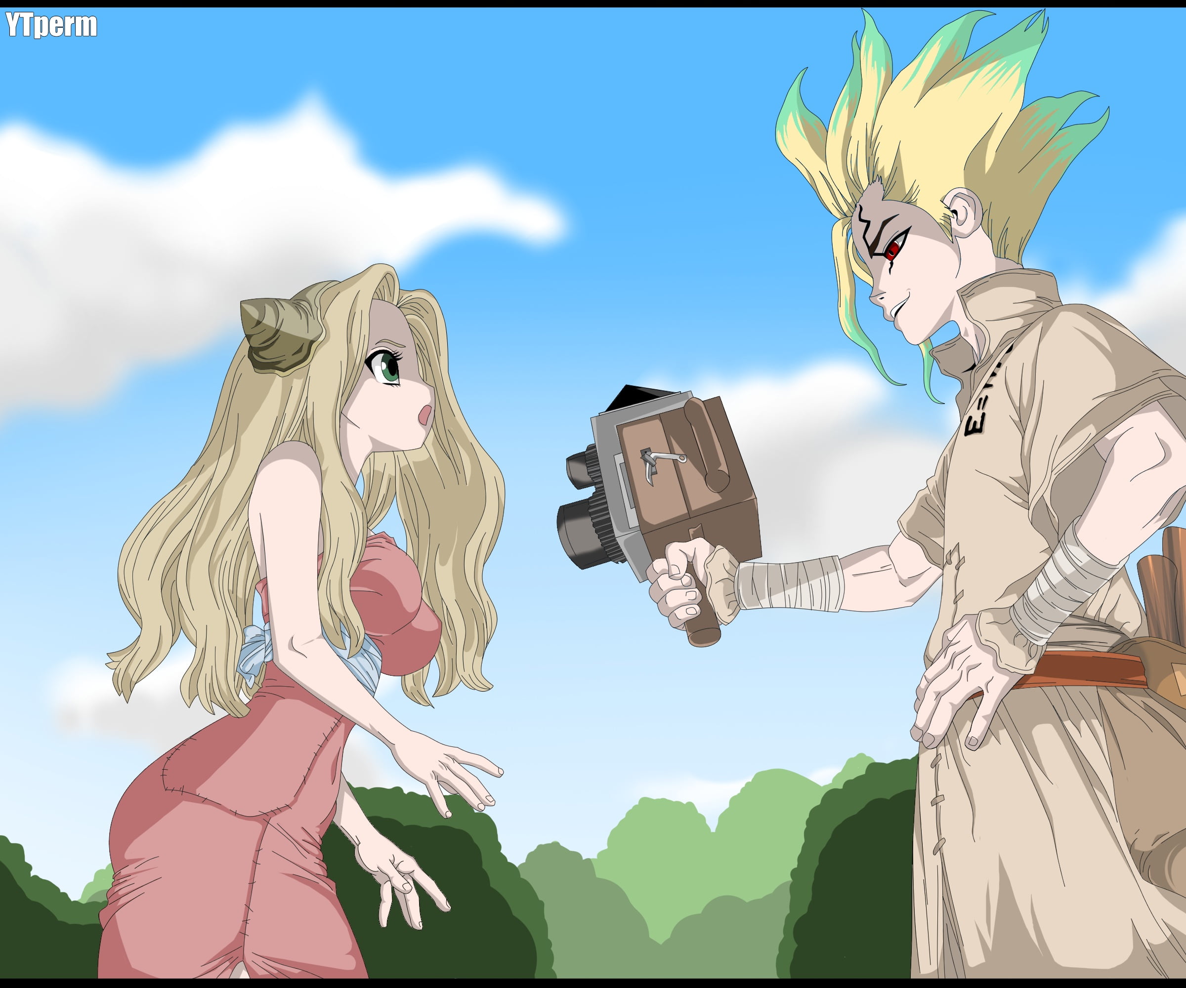 1080P, Dr. Stone, Anime, Senku Ishigami, HD Wallpaper