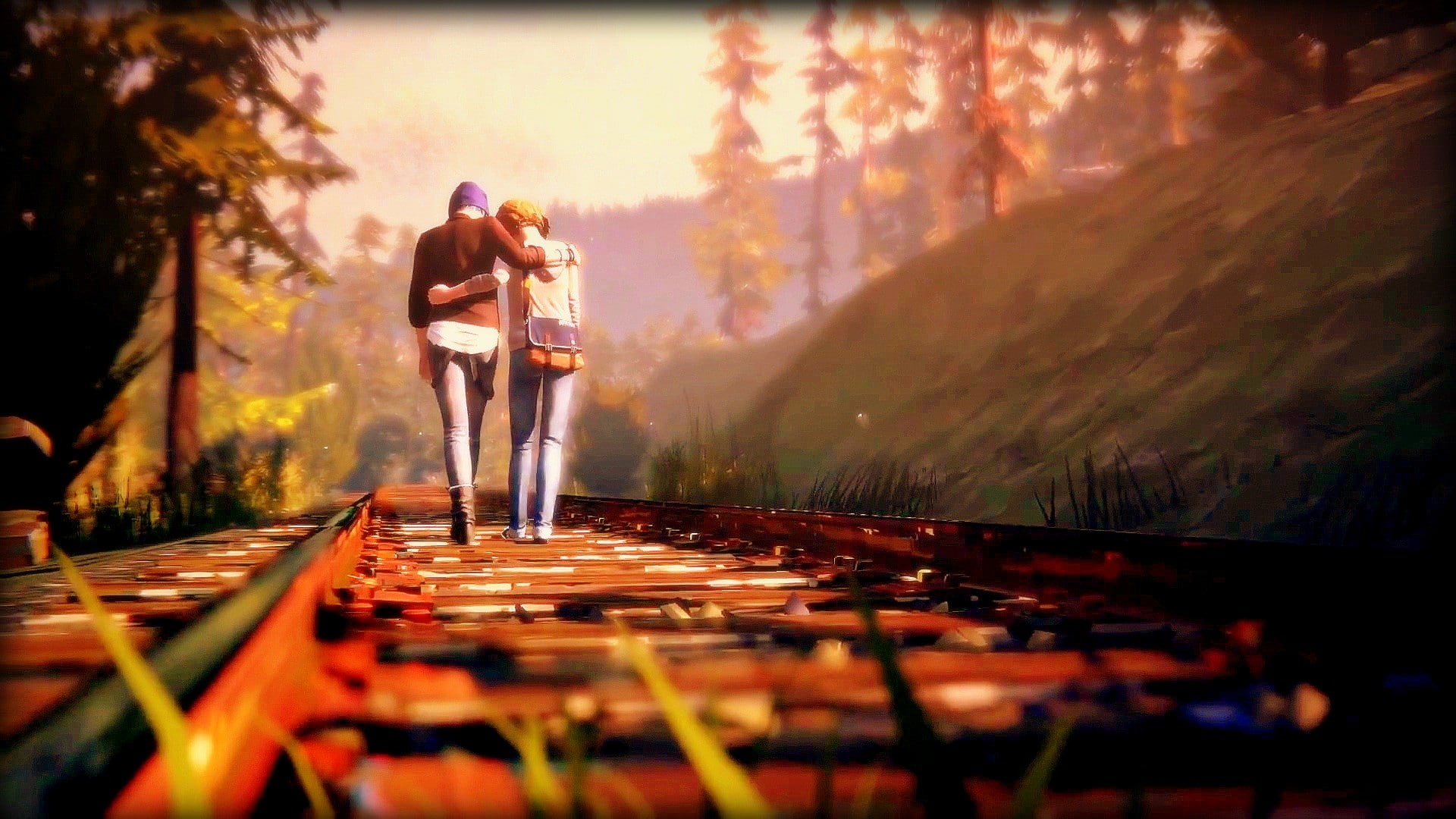 technology, day, Max Caulfield, selective focus, real people, plant, men, leisure activity, Life Is Strange, outdoors, nature, auto post production filter, HD Wallpaper
