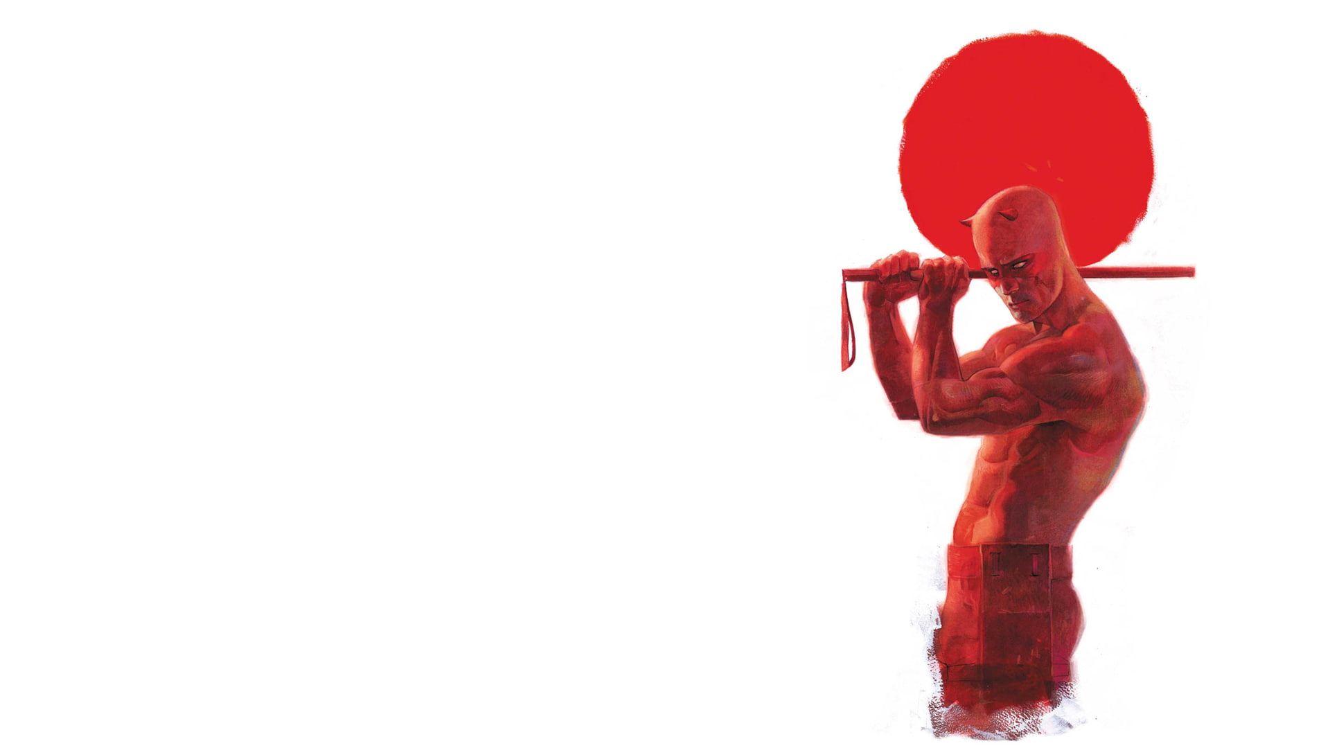 daredevil, hd, cartoon/comic, 1080P, white, dc, HD Wallpaper